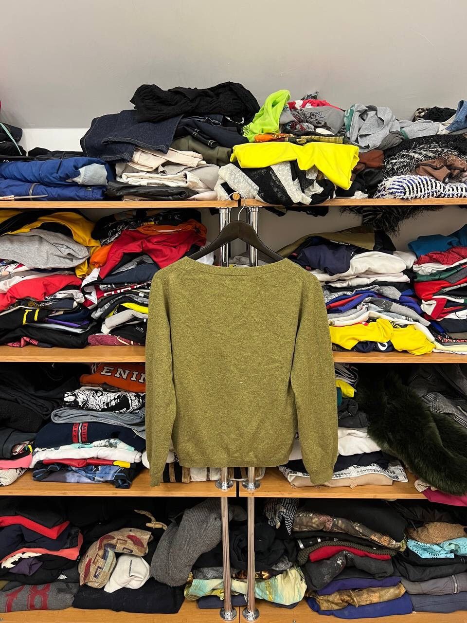 Margaret Howell knitted green Y2K Luxury cardigan