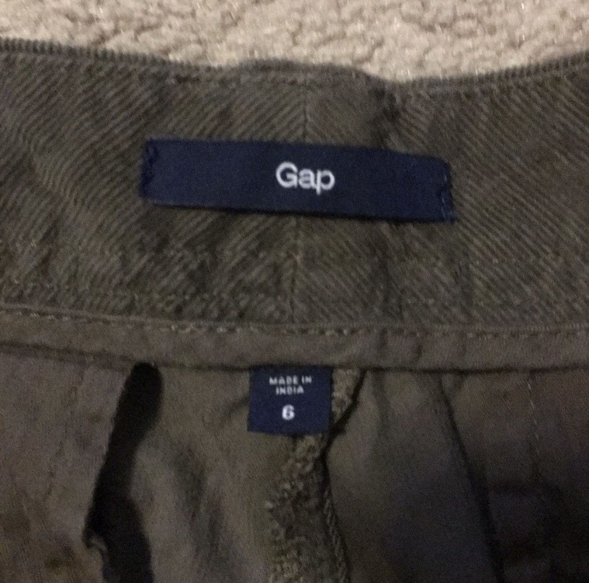 Gap GAP Olive Cargo Pants Size 28" / US 6 / IT 42 - 4 Thumbnail