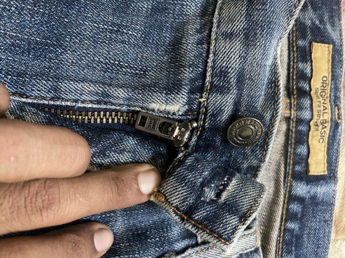 If Six Was Nine × Japanese Brand × Uniqlo Uniqlo distressed denim very rare Size US 35 - 9 Thumbnail