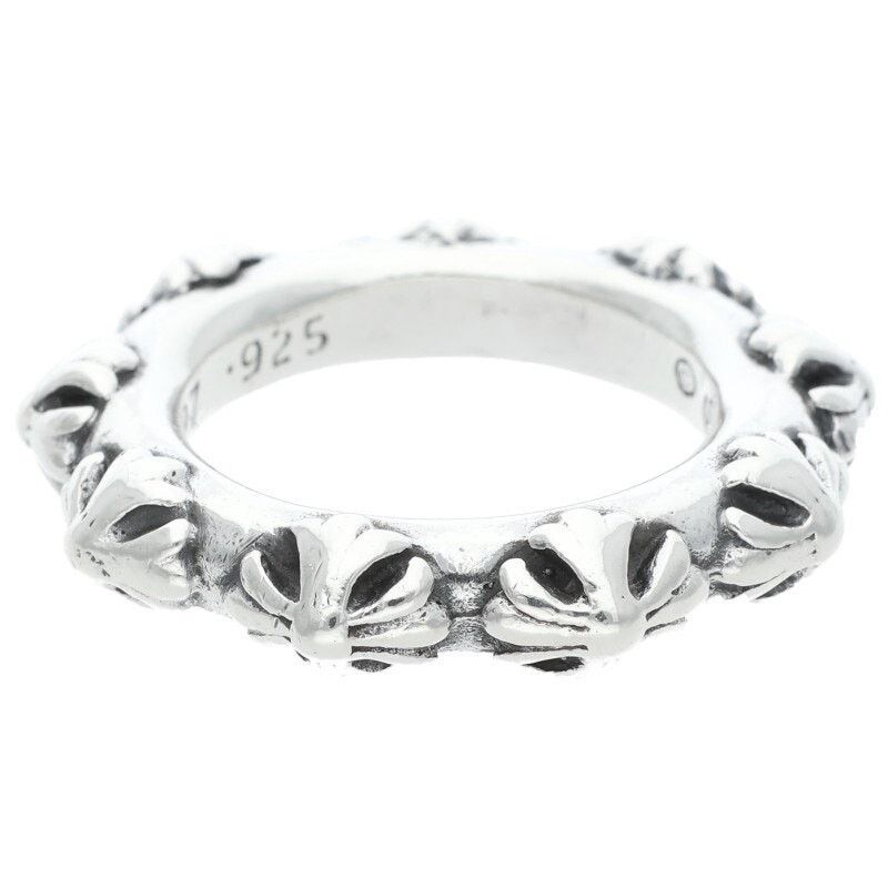 Chrome Hearts Chrome Hearts Cross Band Silver Ring Size ONE SIZE - 2 Thumbnail