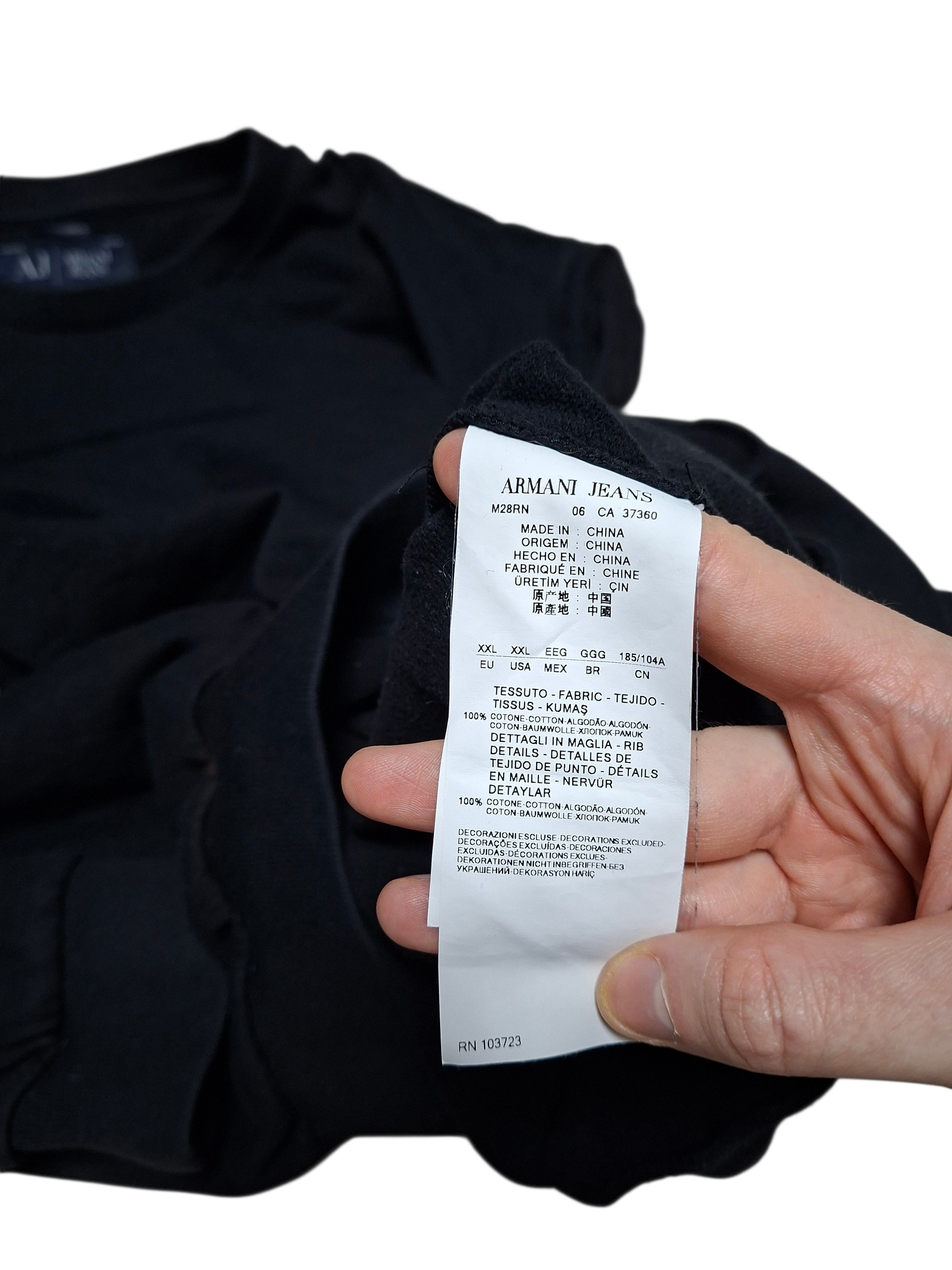 Armani ARMANI JEANS VINTAGE LUXURY SWEATSHIRT Size US XXL / EU 58 / 5 - 6 Thumbnail