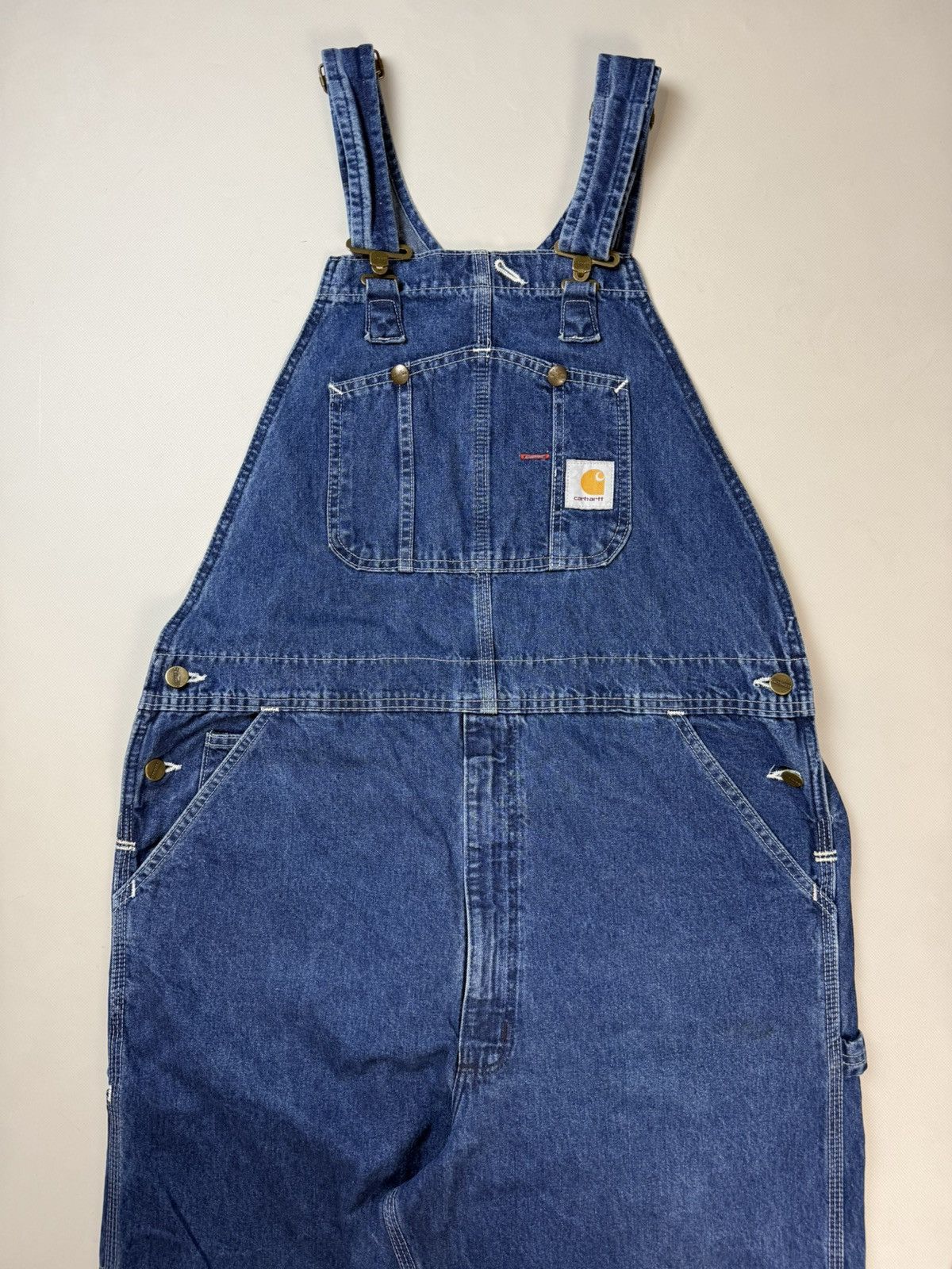 Carhartt Carhartt Men’s Workwear Denim Carpenter Overall Pants Size US 38 / EU 54 - 4 Thumbnail