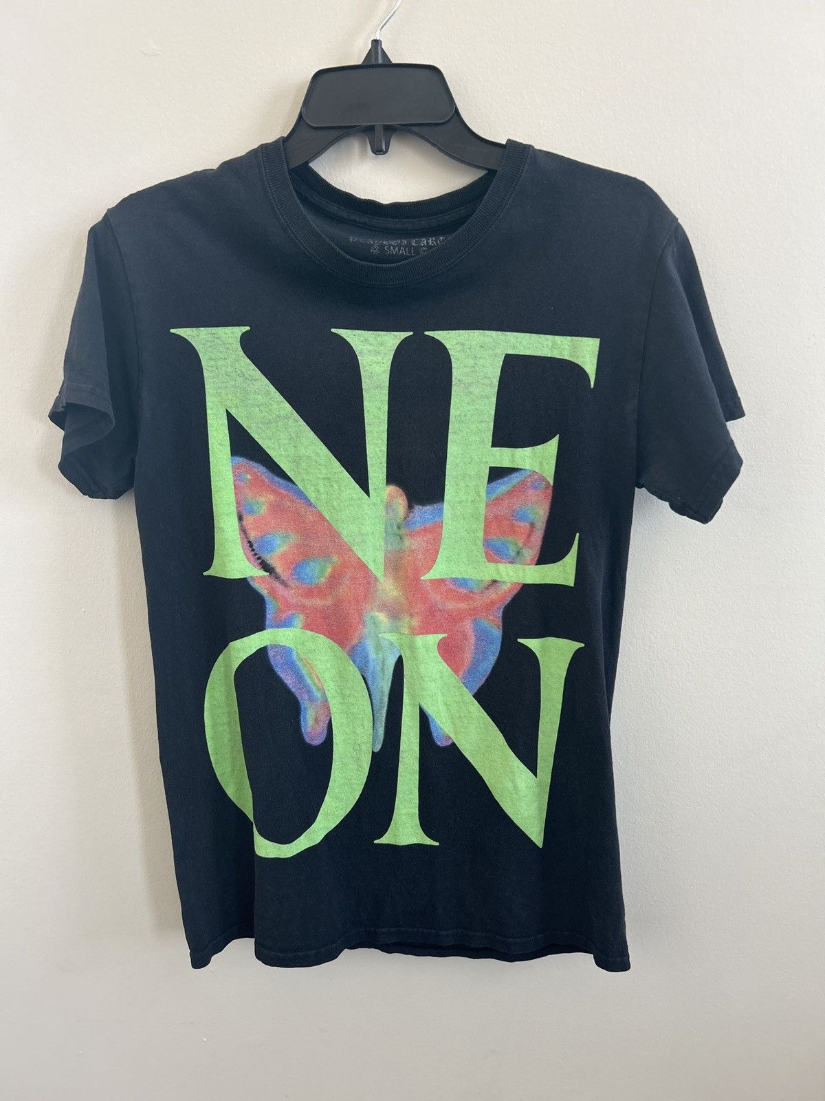 Playboi Carti Neon Tour Butterfly Tee Size US S / EU 44-46 / 1 - 7 Thumbnail