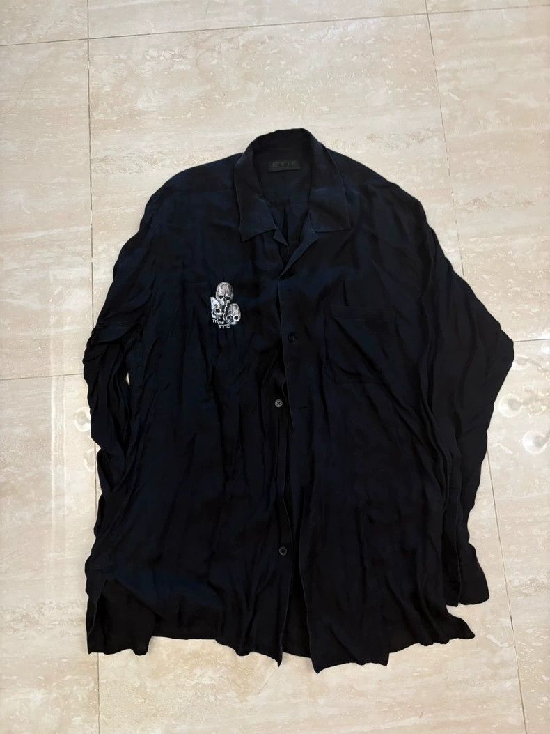 Yohji Yamamoto Yohji Yamamoto Black Shirt Size 3 - dmc Size US XXL / EU 58 / 5 - 1 Thumbnail