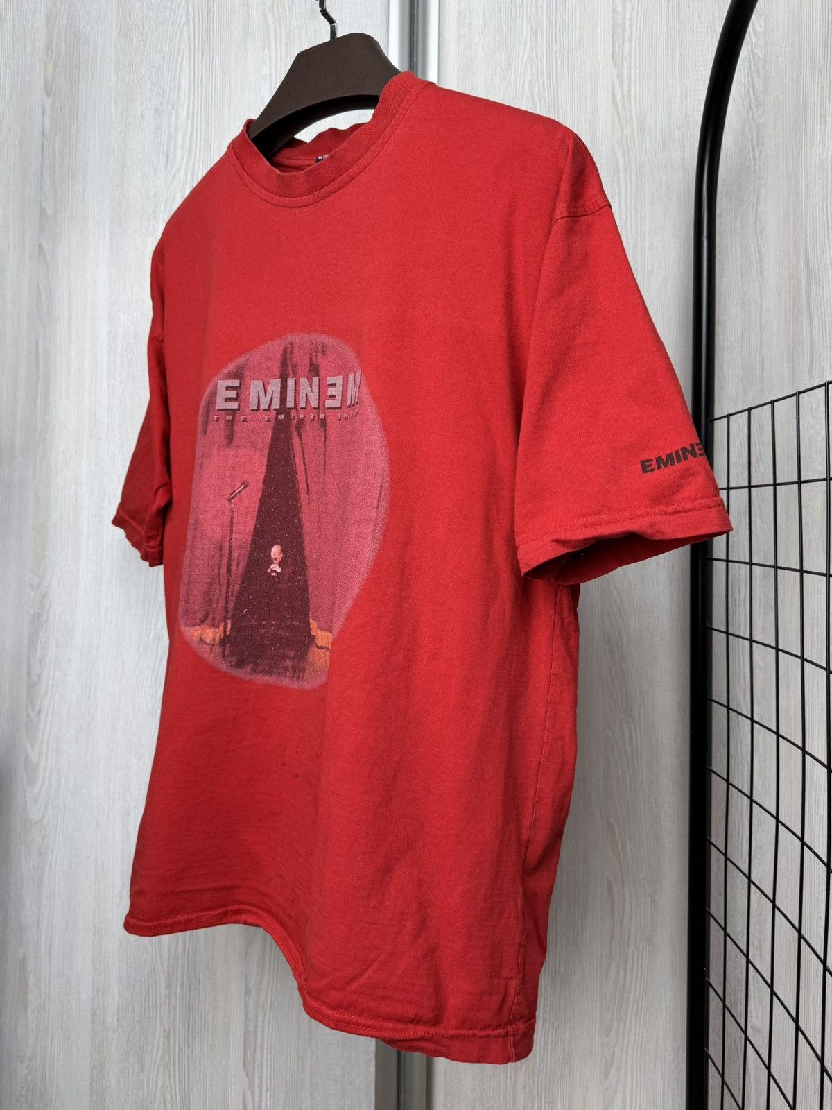 Band Tees Vintage 2003 EMINEM BAND TOUR GUNIT ABSTRACT ANGRY BONES Y2K Size US XL / EU 56 / 4 - 6 Thumbnail