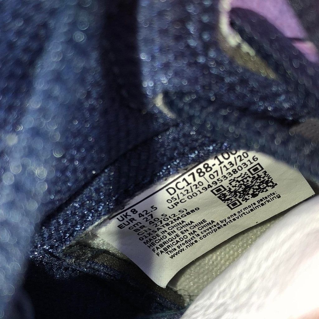 Jordan Brand Nike Air Jordan Retro 1 High COJP Midnight Navy Size 9 Size US 9.5 / EU 42-43 - 8 Thumbnail