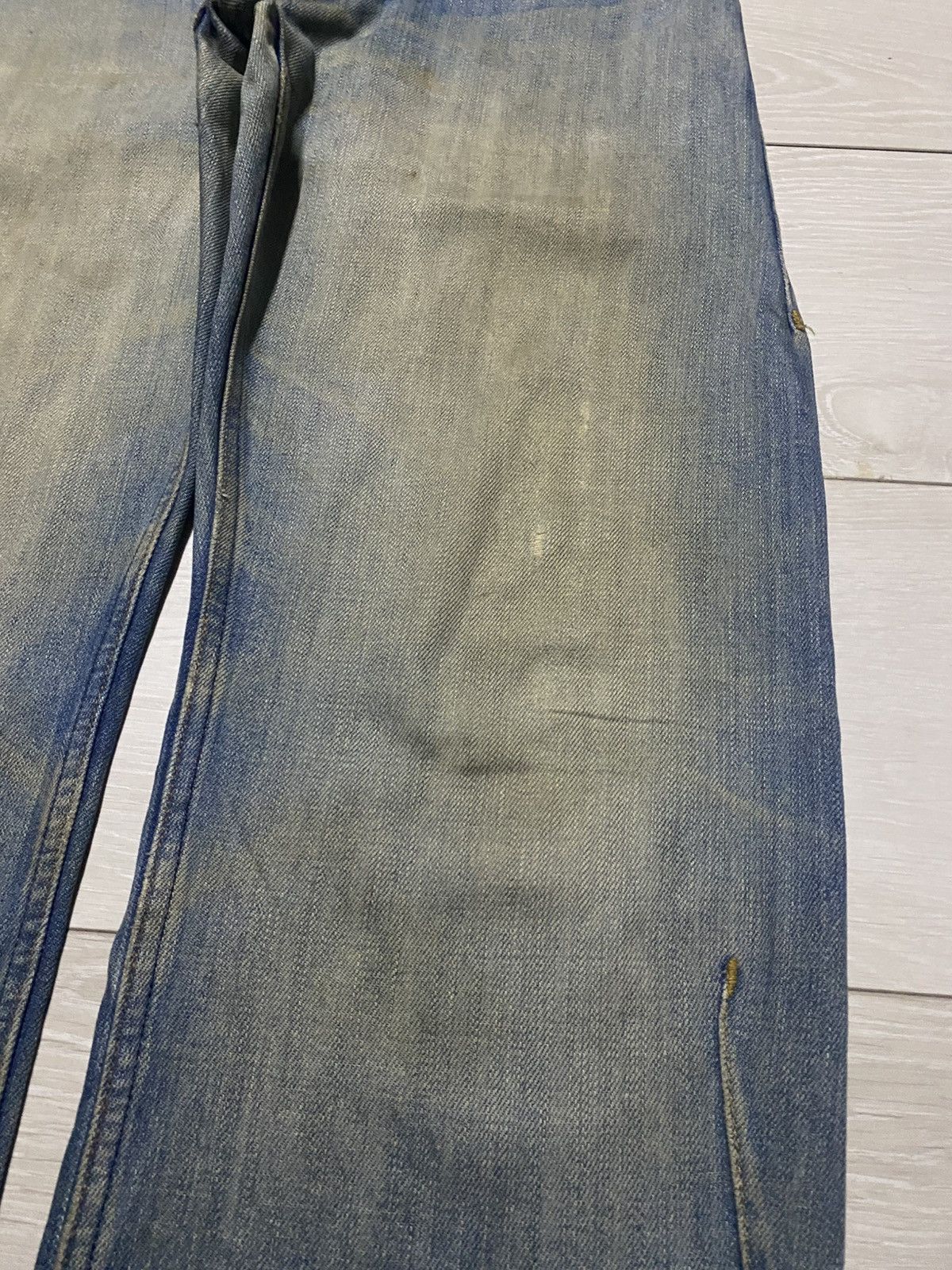 Volcom Vintae Volcom Crazy Mud Wash Distressed Baggy Jeans Size US 31 - 8 Thumbnail