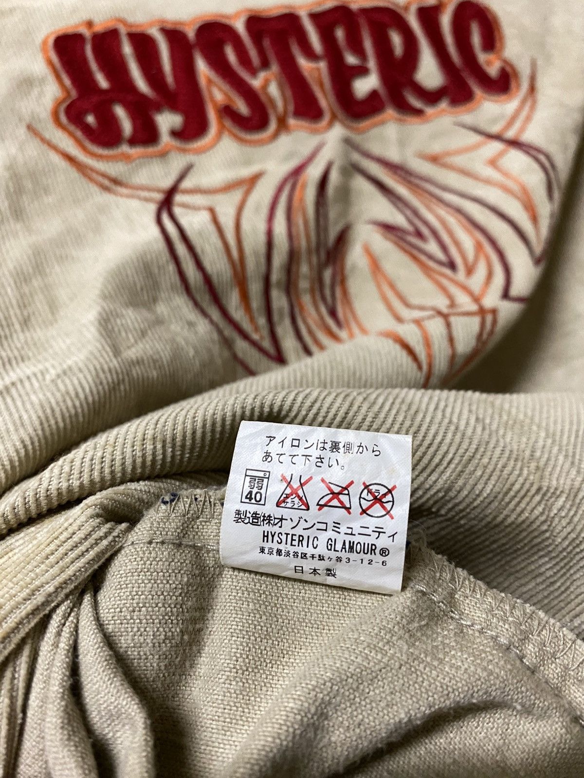 Hysteric Glamour HYSTERIC GLAMOUR worker Embroidered logo pink striped Size US M / EU 48-50 / 2 - 6 Thumbnail