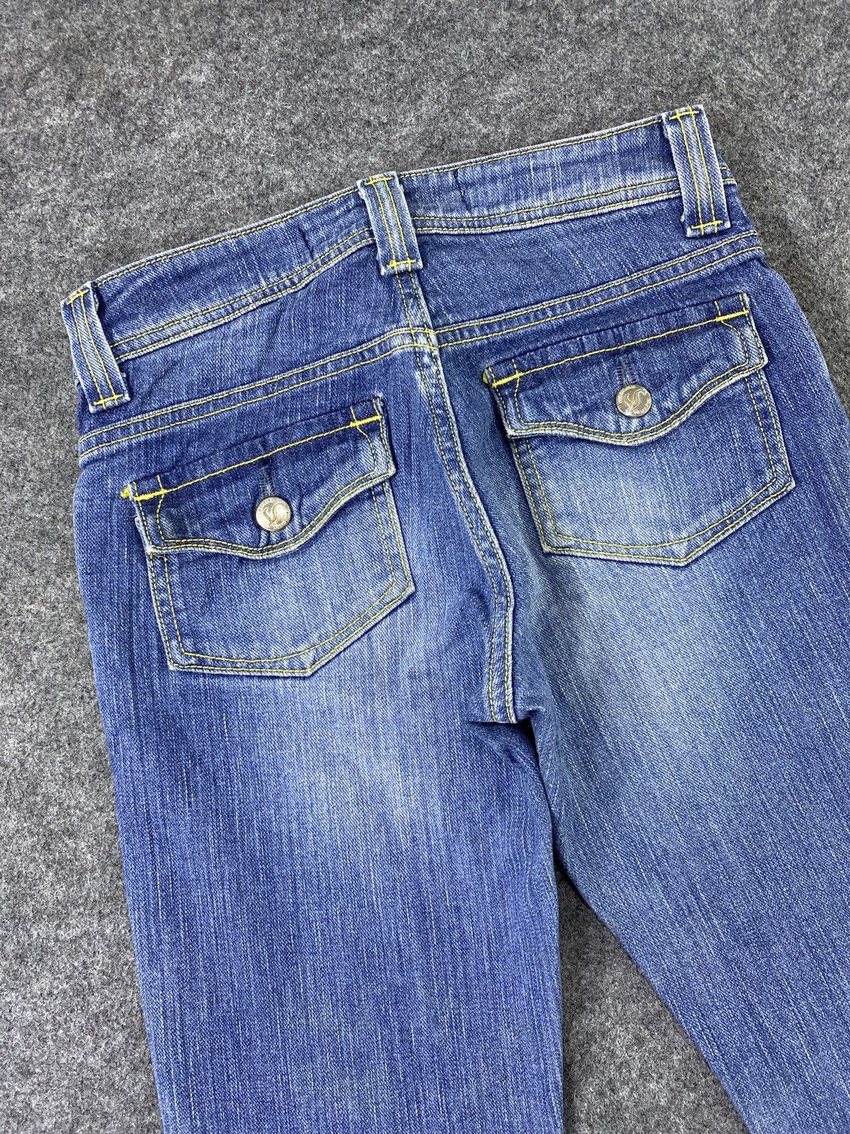 Japanese Brand Vienus Jeans Elegance by Something Edwin Flare Danim - J1012 Size 27" / US 4 / IT 40 - 6 Thumbnail