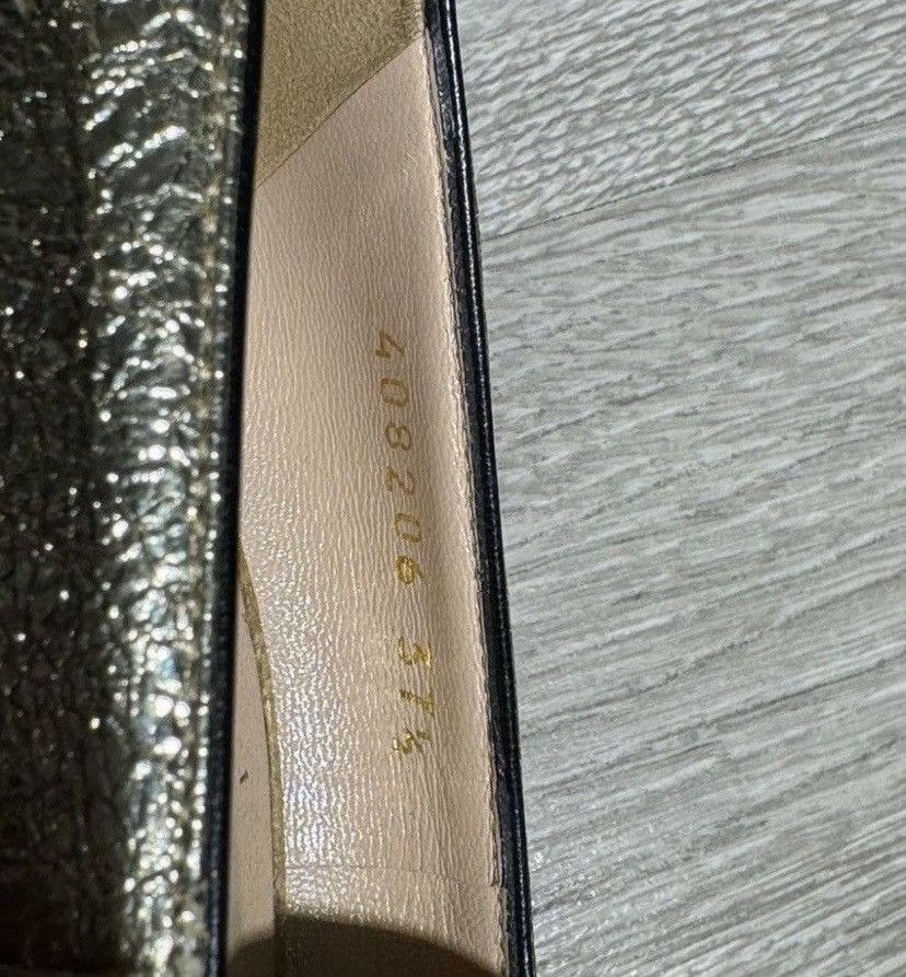 Gucci Gucci Marmont Gold Loafer Pump Size US 7.5 / IT 37.5 - 9 Thumbnail