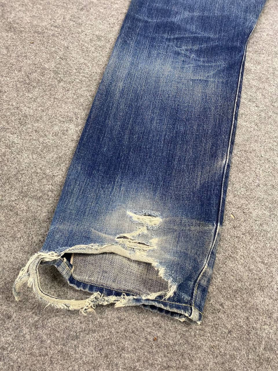 Levi's vintage levis 503-b big E selvedge distressed denim Size US 35 - 7 Thumbnail