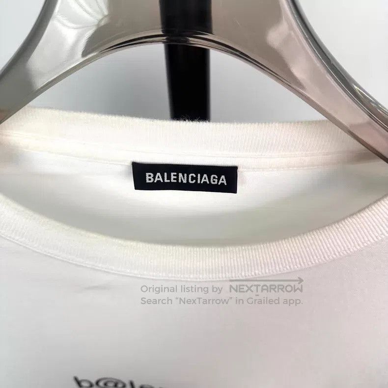 Balenciaga Balenciaga Short Sleeve T-Shirt with Letter Print Size US M / EU 48-50 / 2 - 3 Thumbnail