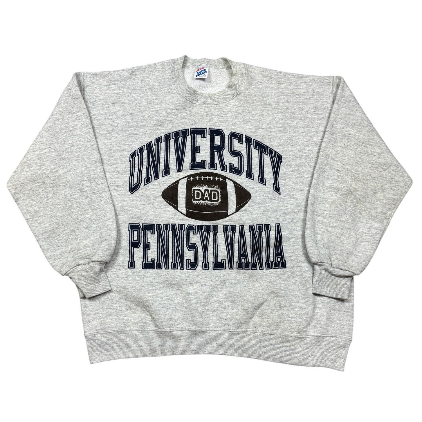 Jerzees × Vintage Vintage 90s Jerzees University Penn Dad Sweatshirt Men's XL Size US XL / EU 56 / 4 - 1 Thumbnail
