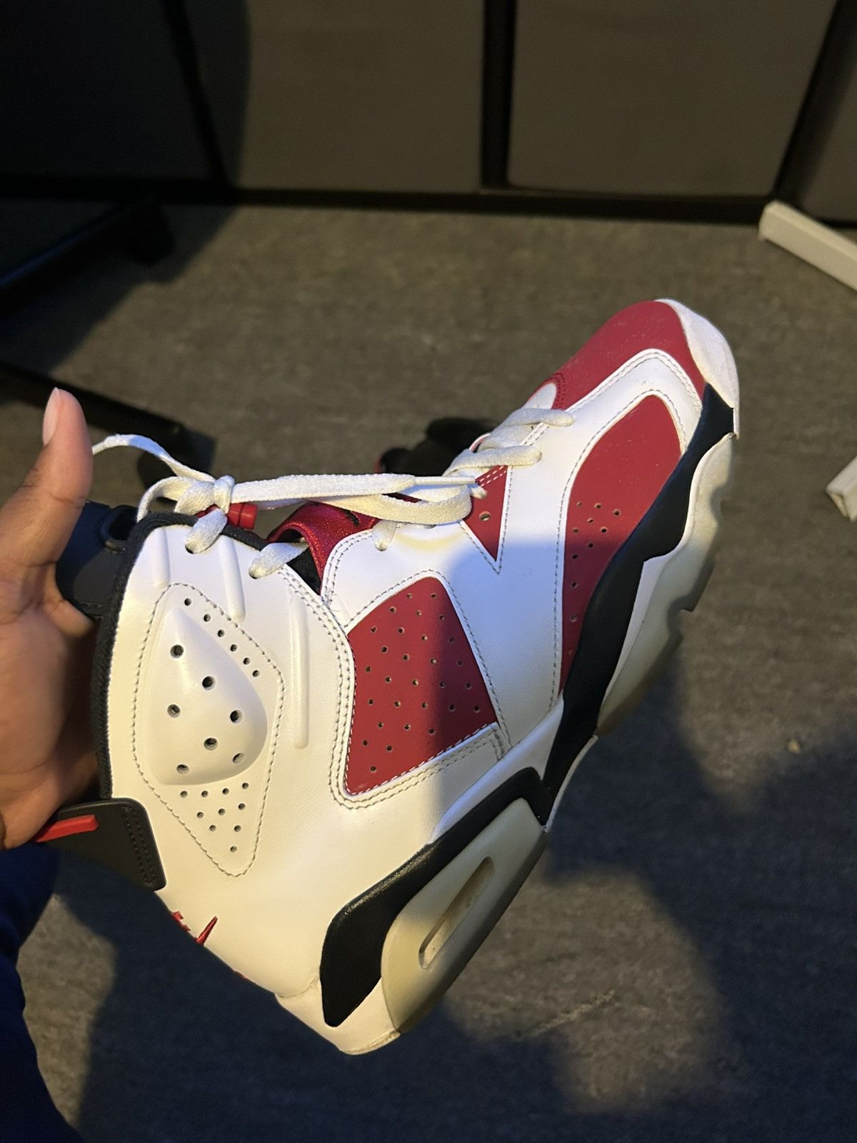 Nike Nike Air Jordan 6 Carmine Size US 9 / EU 42 - 5 Thumbnail