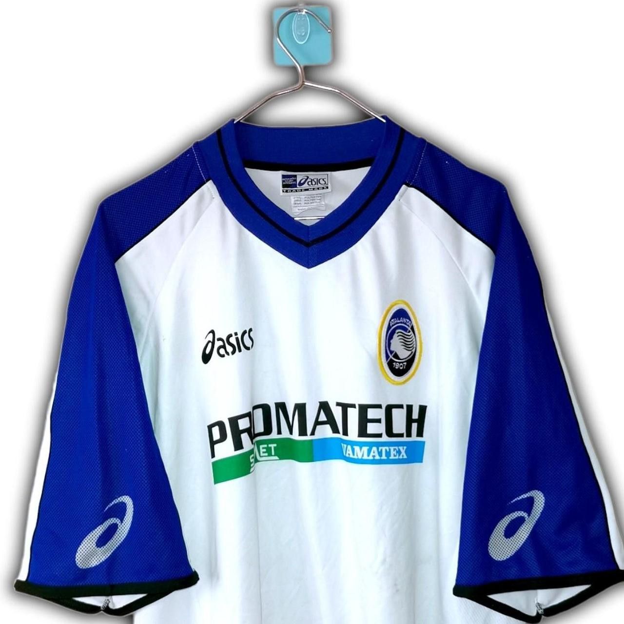 Asics Fc Atalanta 2002 2003 Away Maglia Shirt Jersey Size US XL / EU 56 / 4 - 1 Thumbnail