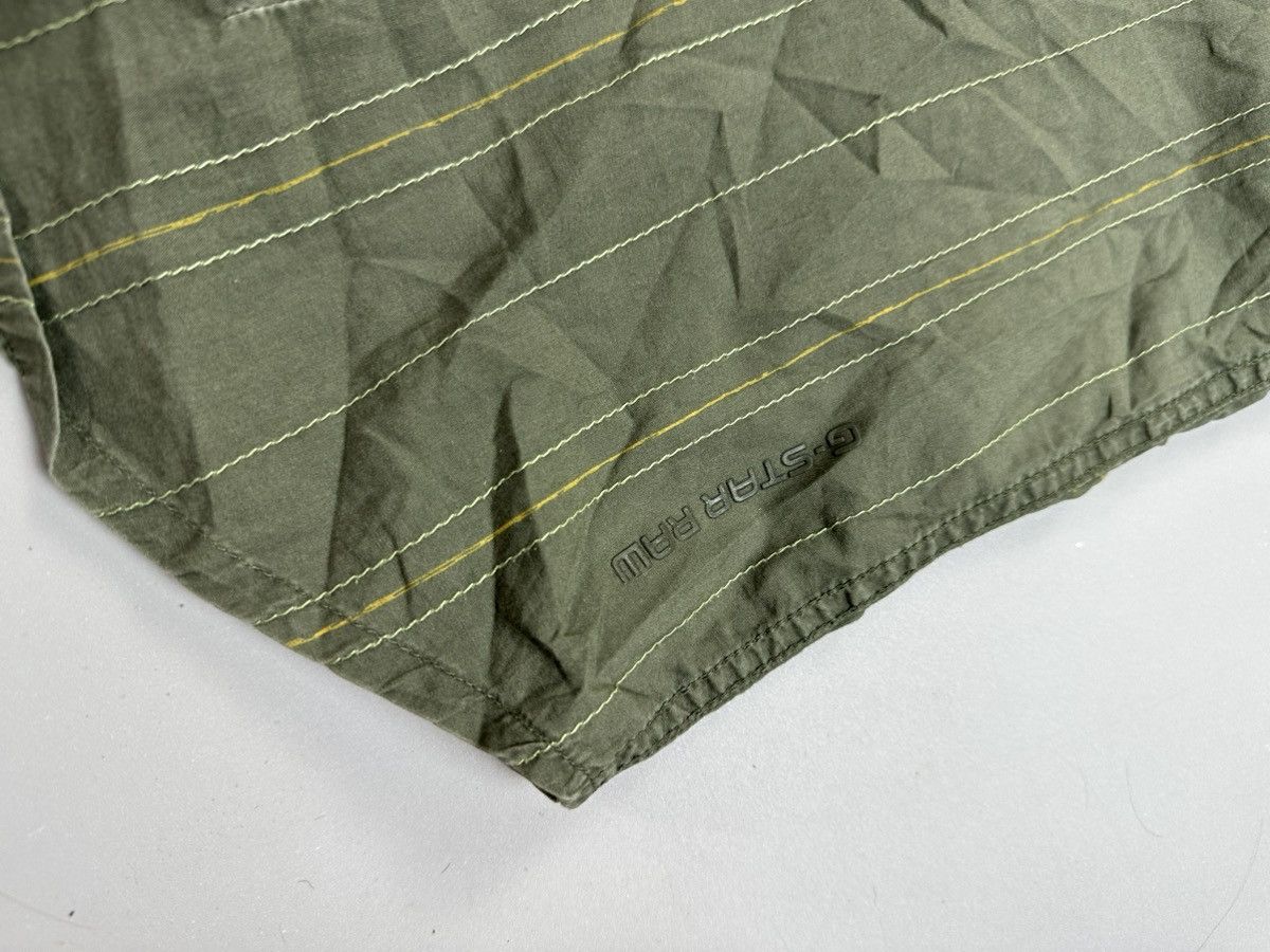 G-Star Khaki Striped Button Shirt Jungle Style G-Star Raw Size US L / EU 52-54 / 3 - 11 Thumbnail