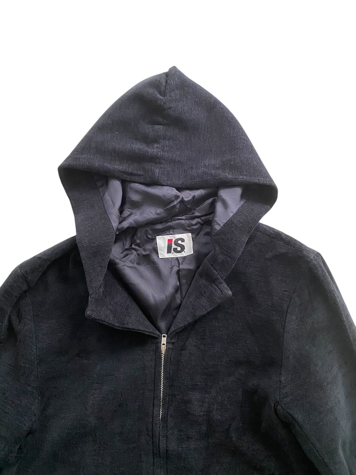 Issey Miyake × Vintage Vintage Issey Miyake crooped Hoodie zipper punk designer Size US M / EU 48-50 / 2 - 7 Thumbnail