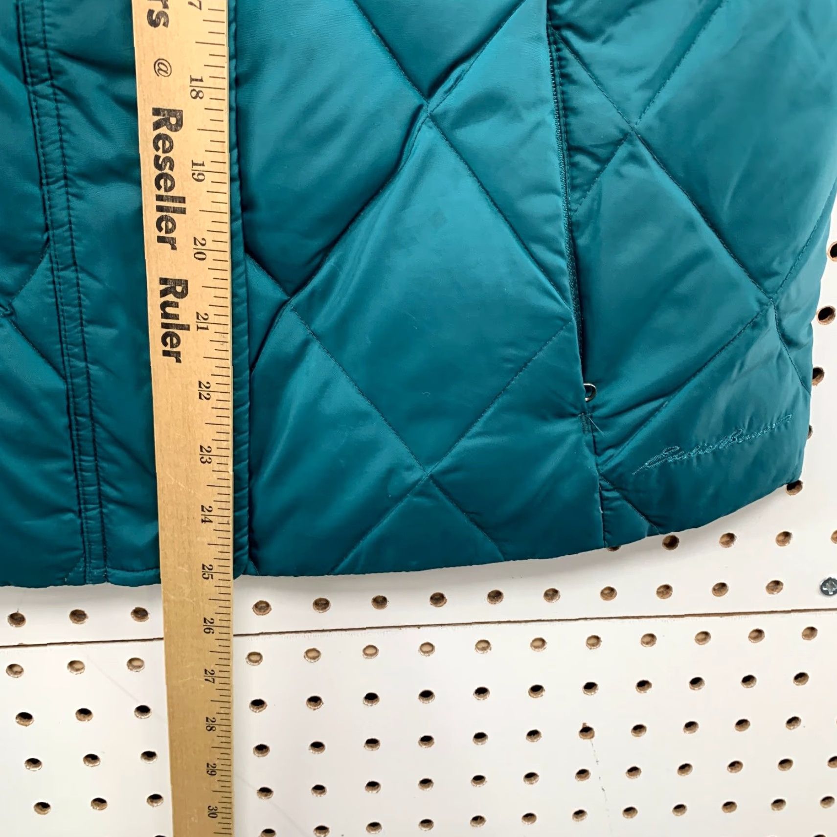Eddie Bauer Eddie Bauer Premium Down Vest Womens M Teal Quilted Outdoor VEST Womens Medium Teal Quilted Down Vest Eddie Bauer Size M / US 6-8 / IT 42-44 - 6 Thumbnail