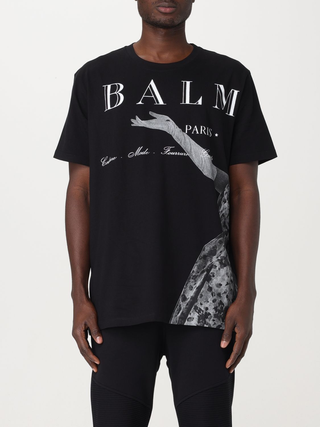 image of Balmain T-Shirt Men Black (Size XS)