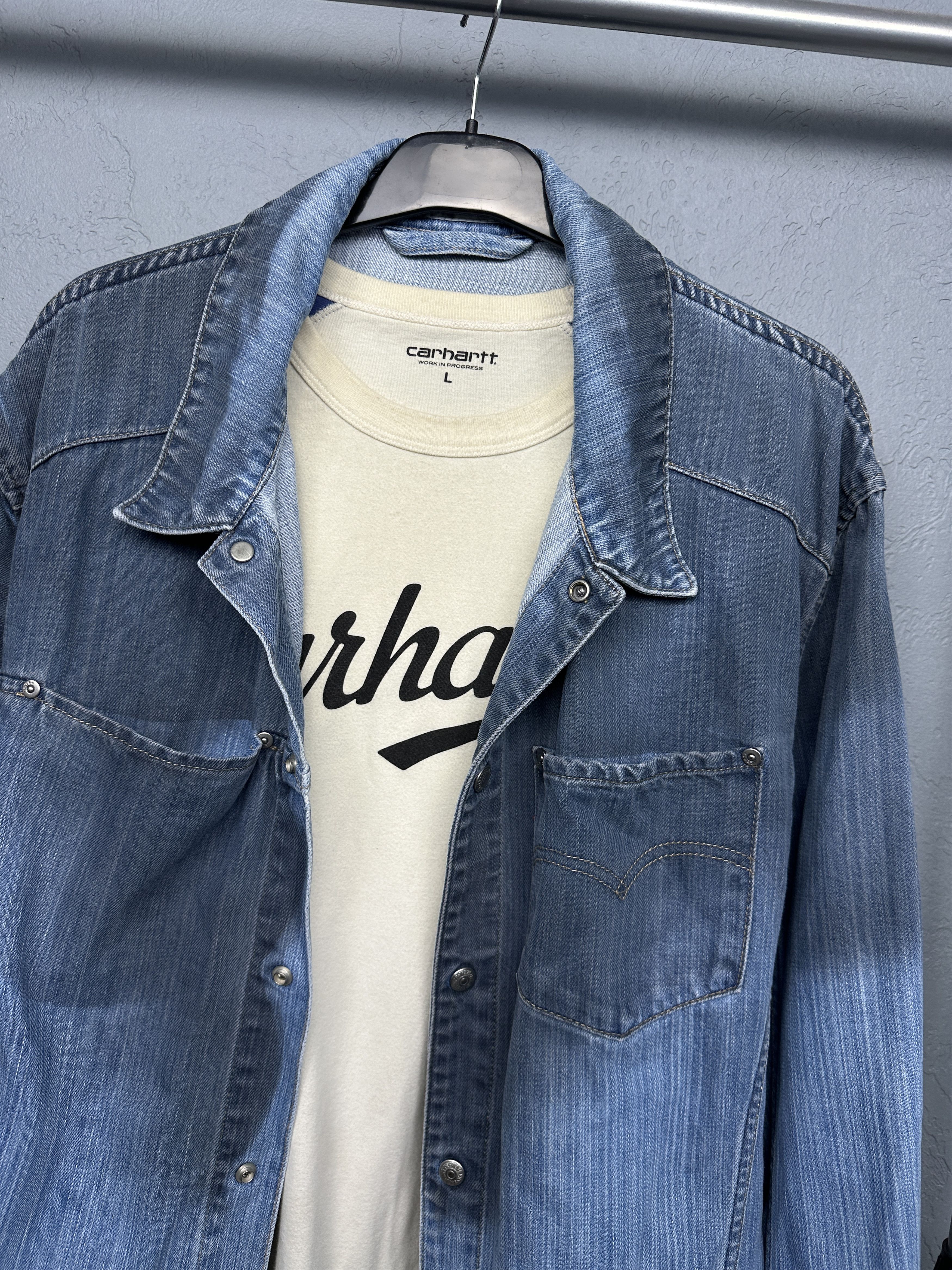 Levi's Levi's Mens Engineered Denim Shirt Size US XL / EU 56 / 4 - 2 Thumbnail