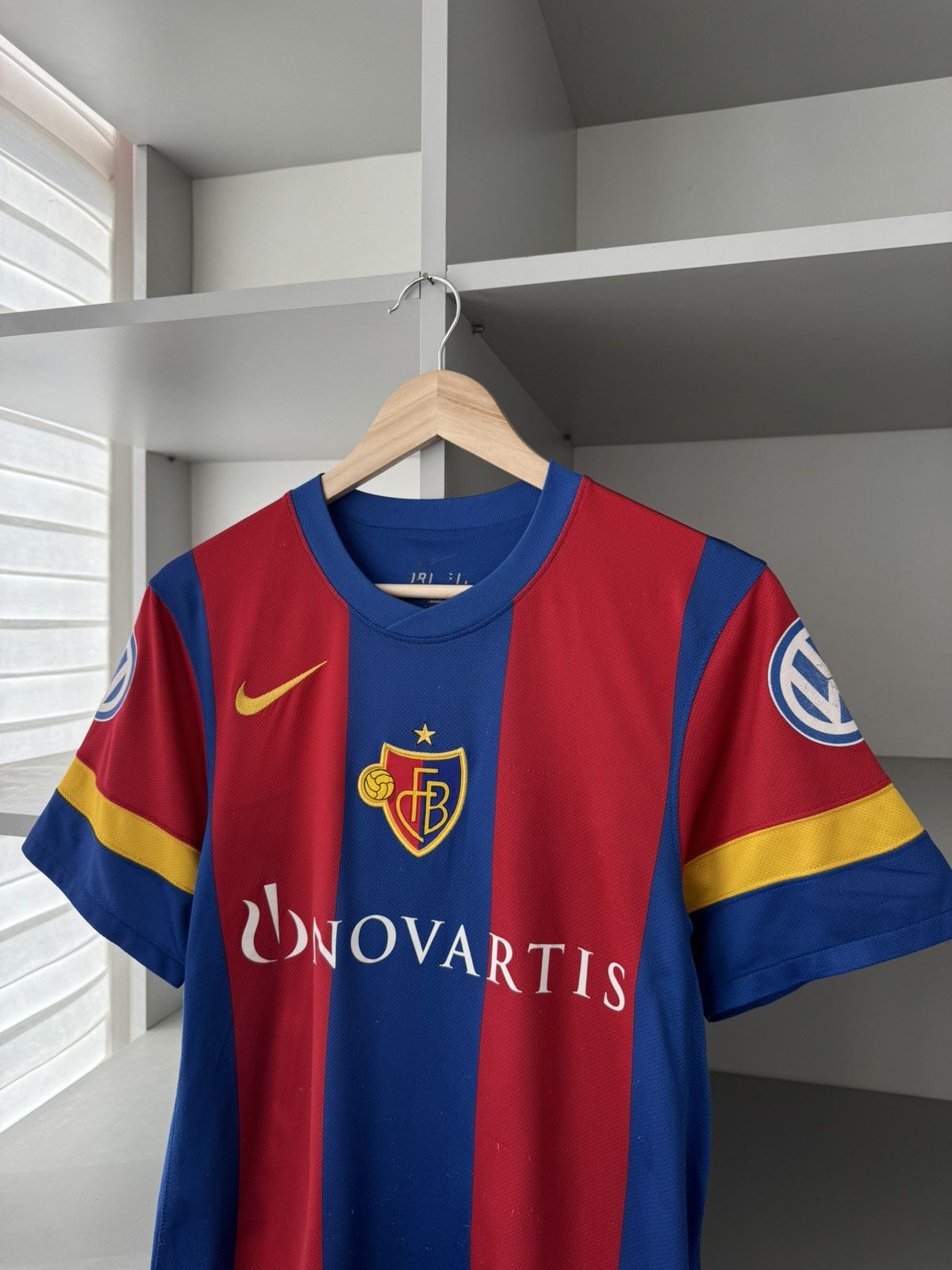 Nike × Vintage Nike Basel Swiss 2010 2012 Vintage Home Jersey Size US S / EU 44-46 / 1 - 4 Thumbnail