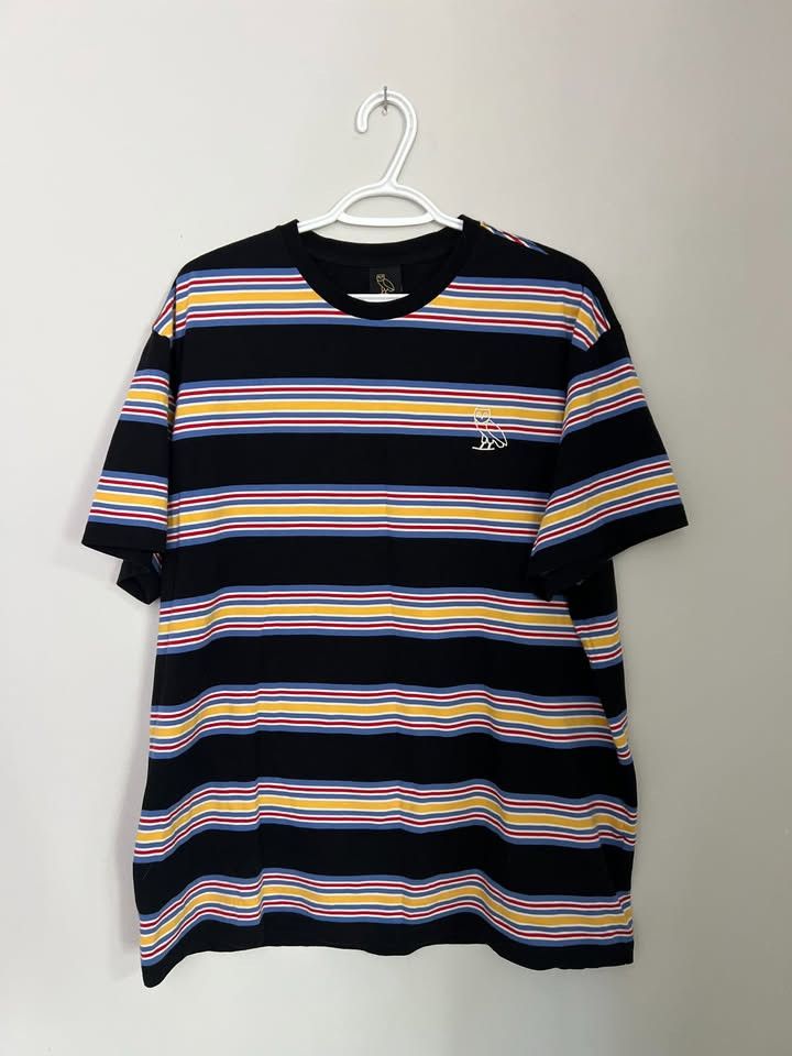 October's Very Own OVO Multi-Stripe T-shirt Size US XL / EU 56 / 4 - 1 Thumbnail