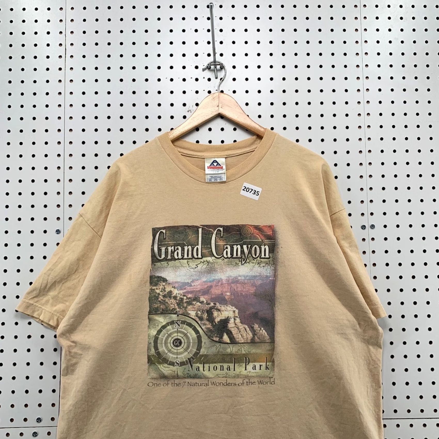 Vintage VINTAGE Grand Canyon Compass Shirt Brown Short Sleeve 2XL Men 25x30.5 90s Nature Cotton Blend Alstyle Shirt Mens Size US XXL / EU 58 / 5 - 2 Thumbnail