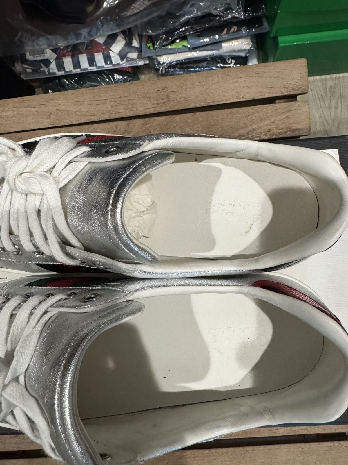 Gucci Gucci ace star sneakers Size US 8 / EU 41 - 11 Thumbnail