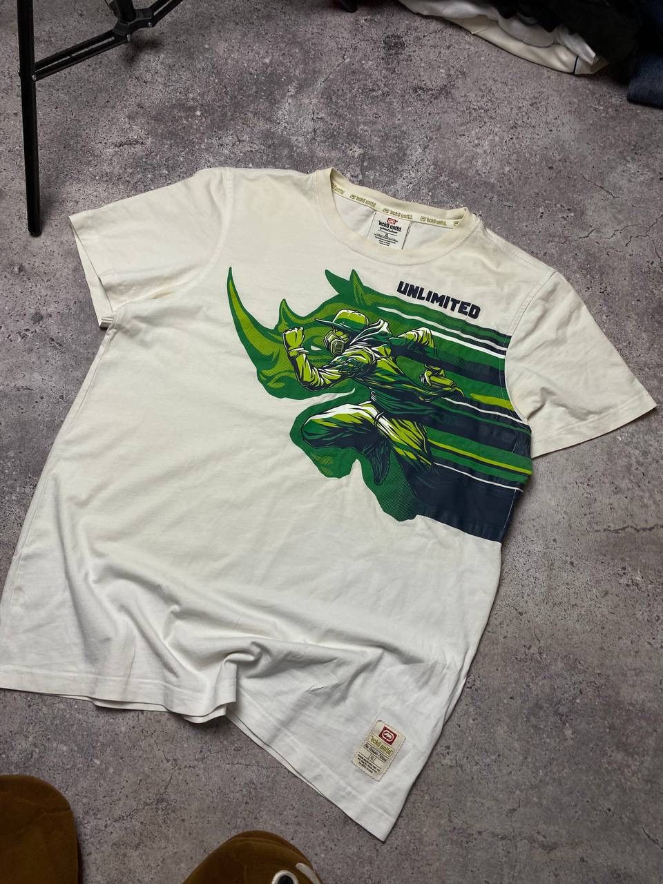 Ecko Unltd. × Vintage Vintage Ecko Unltd. T-Shirt Big Logo Y2K Rap Hip Hop Style Size US XL / EU 56 / 4 - 2 Thumbnail