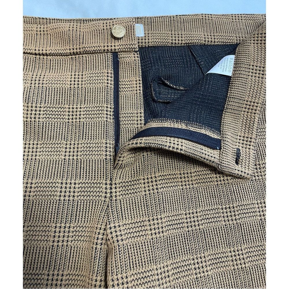 Michael Kors NWT New $110 Michael Kors Brown Plaid Stretch Pants Size XL Size 38" / US 16 / IT 52 - 5 Thumbnail