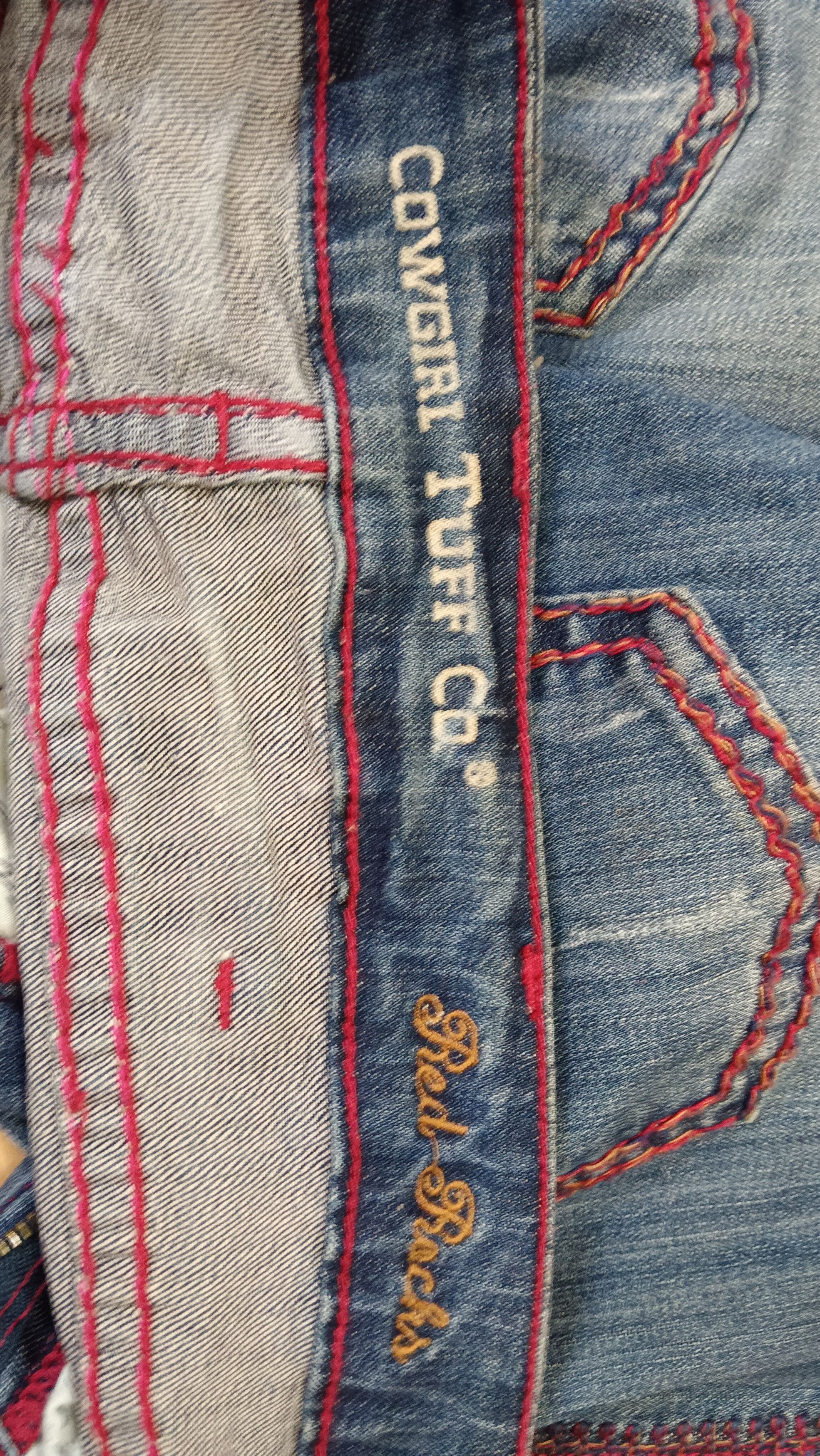 Country Road Cowgirl Country Wear Stretchable Low Rise Flare Denim Size 27" / US 4 / IT 40 - 15 Thumbnail