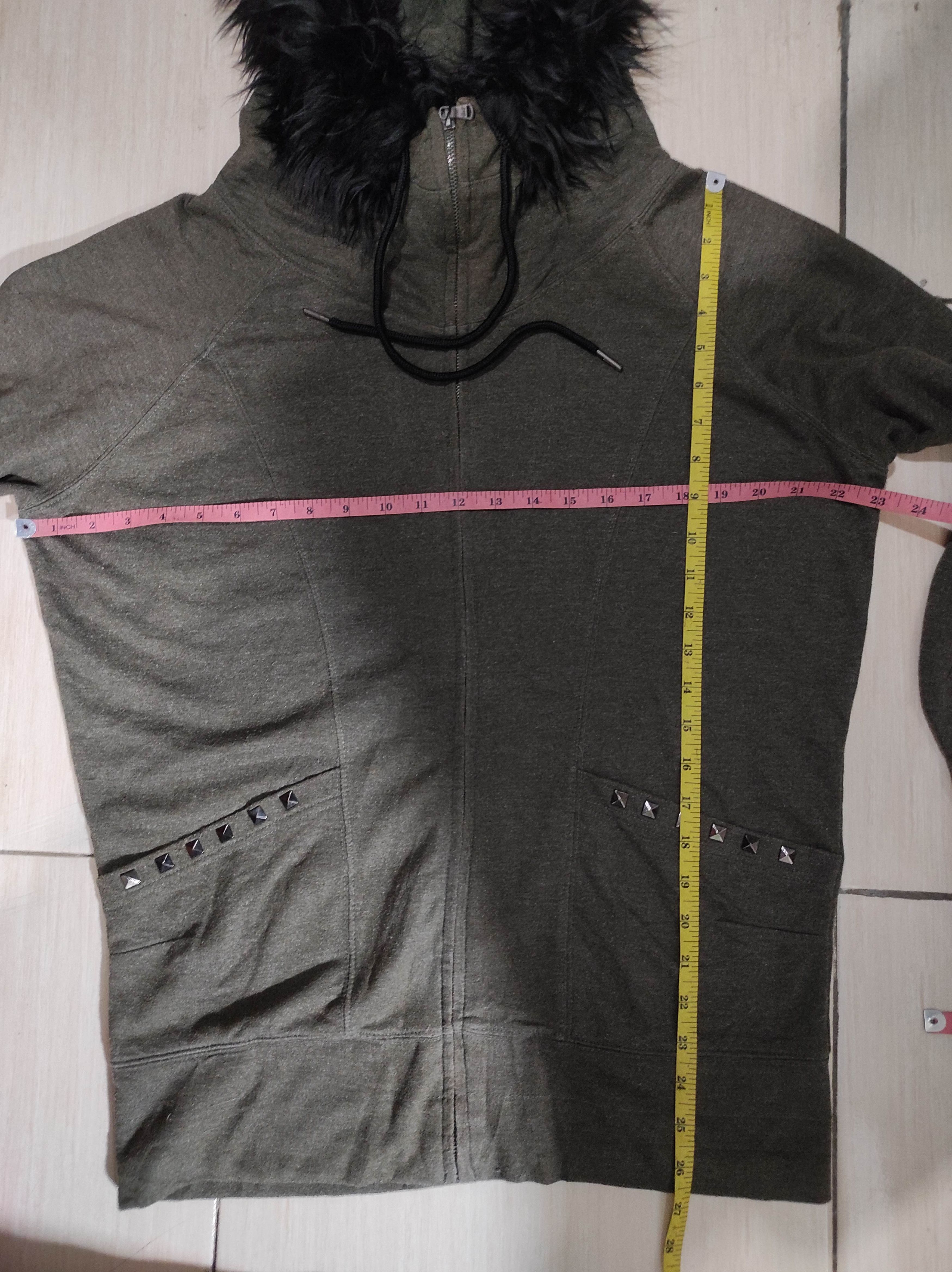 If Six Was Nine H&T Studed Zipper Fur Hoodie LGB style Size US M / EU 48-50 / 2 - 14 Thumbnail