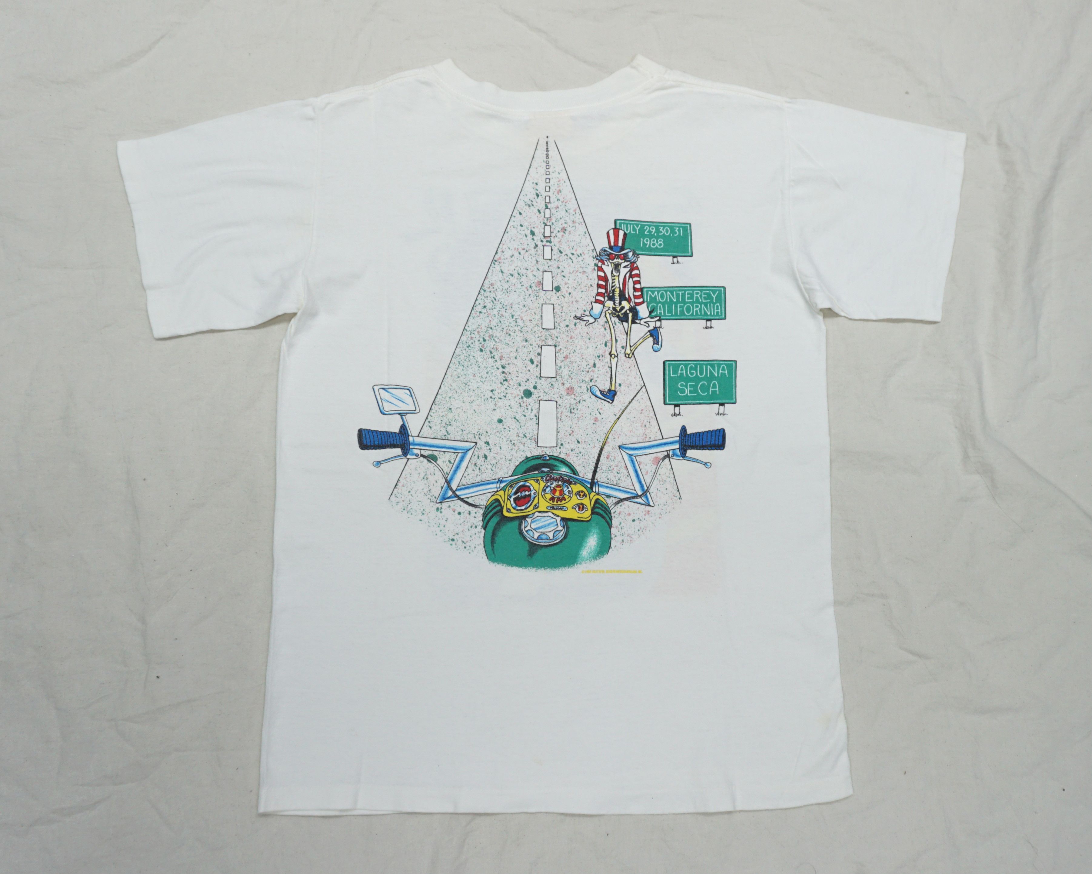 Band Tees × Vintage 80's Grateful Dead T Shirt Made In USA Size US M / EU 48-50 / 2 - 5 Thumbnail