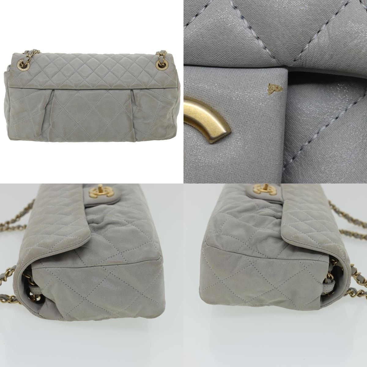 Chanel Chanel Lamb Skin Matelasse Double Chain Shoulder Bag Size ONE SIZE - 3 Thumbnail