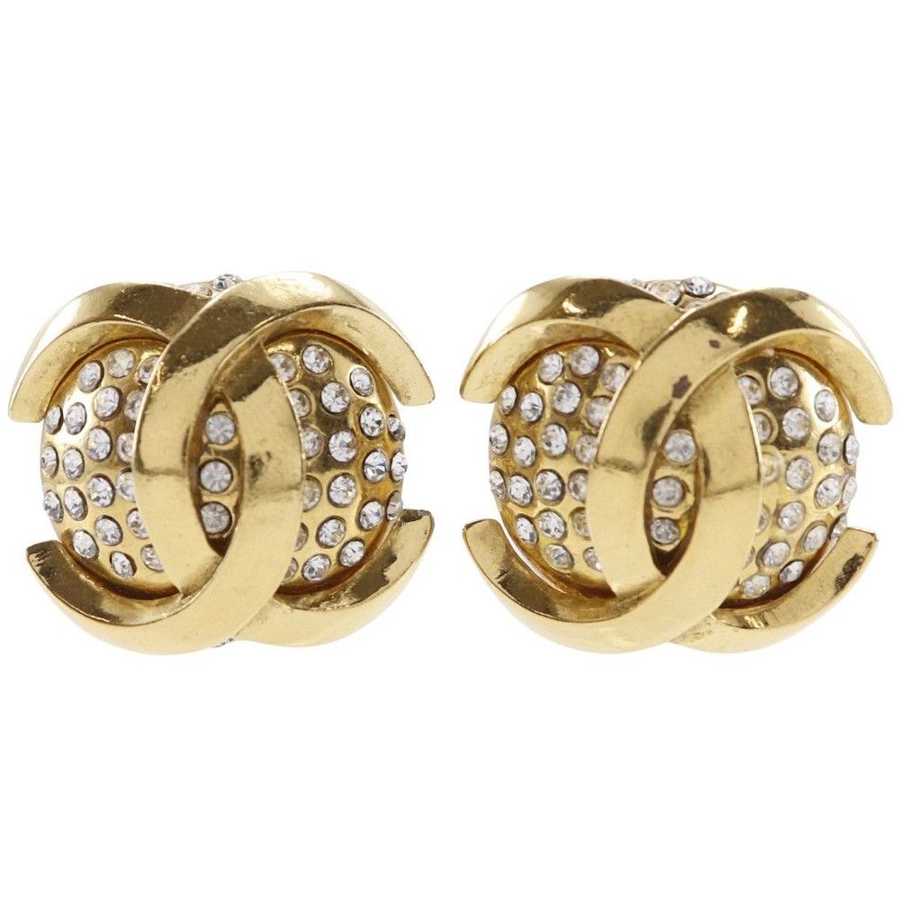 Chanel Chanel Chanel Coco Mark Earrings Metal Earrings DUTY FREE for USA Size ONE SIZE - 1 Thumbnail