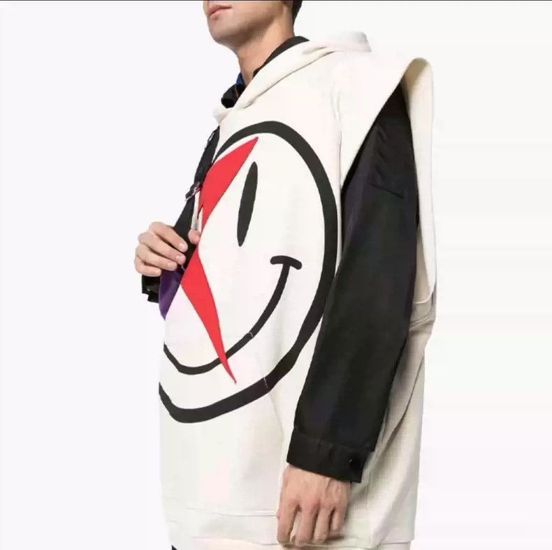 Raf Simons Raf Simons Lightning smiley face hooded sleeveless sweater- Size US M / EU 48-50 / 2 - 5 Thumbnail