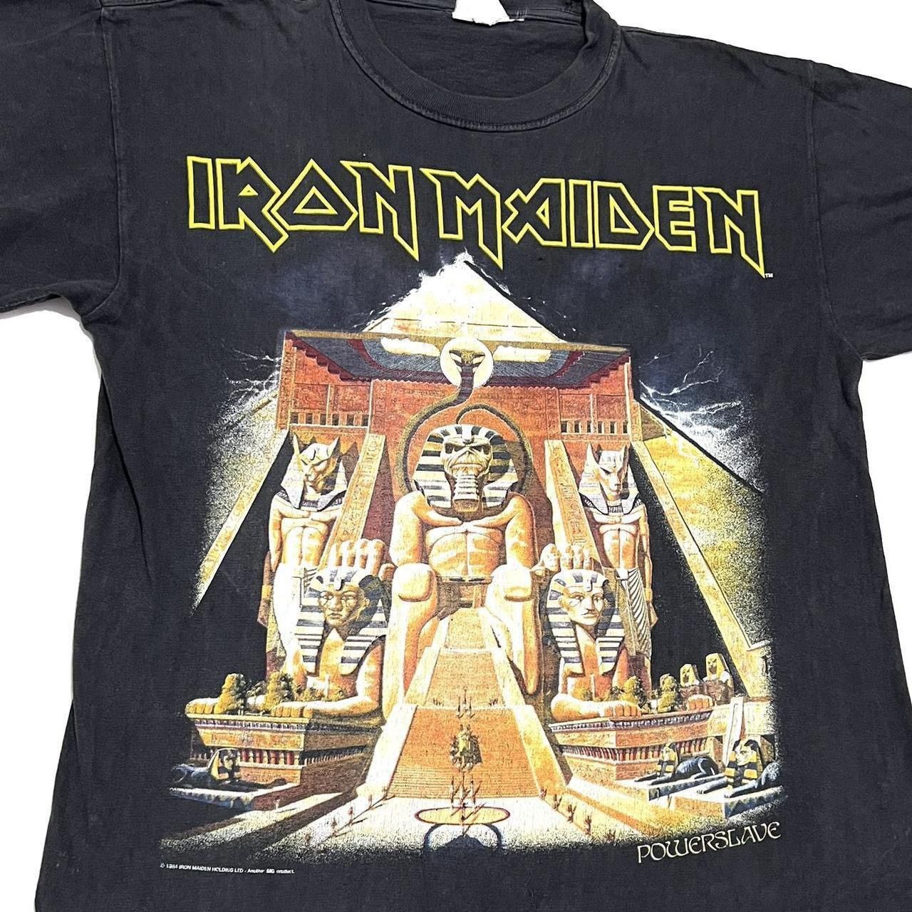 Iron Maiden t-shirt iron maiden vintage 1984 power slave Size US M / EU 48-50 / 2 - 3 Thumbnail