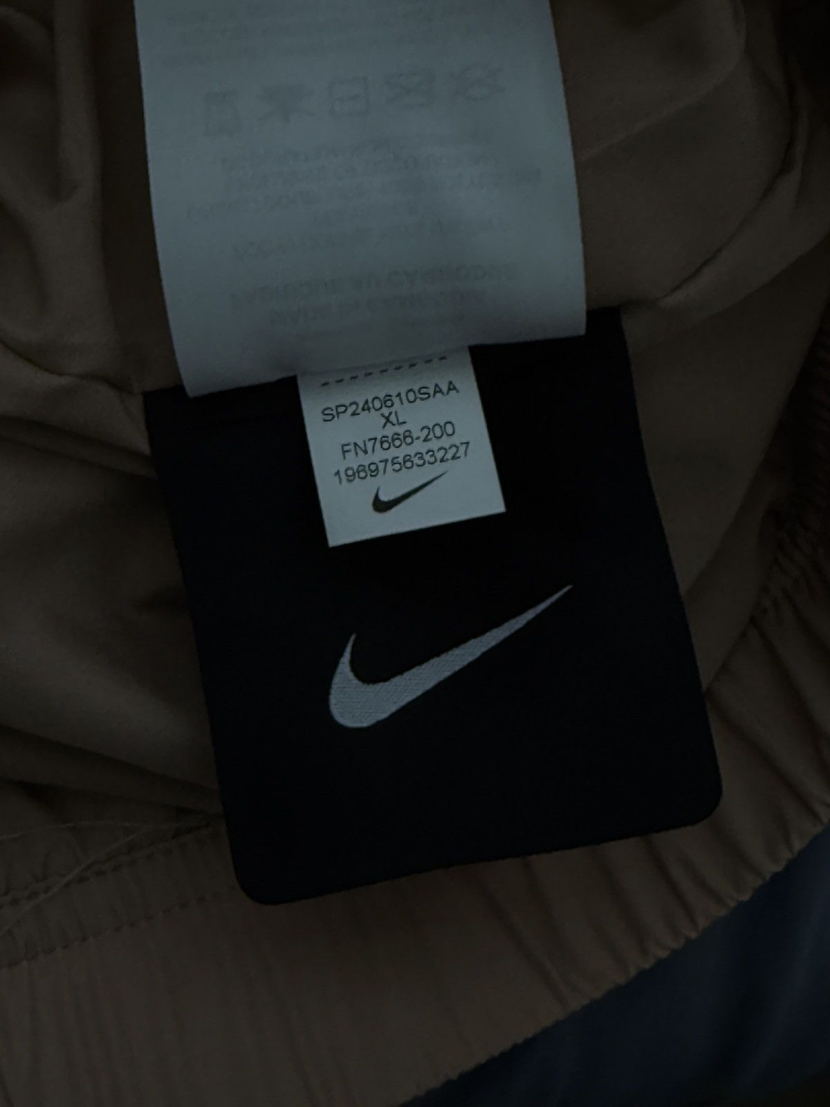NOCTA × Nike NOCTA Nike NORTHSTAR NYLON TRACK JACKET - Hemp Size US XL / EU 56 / 4 - 4 Thumbnail