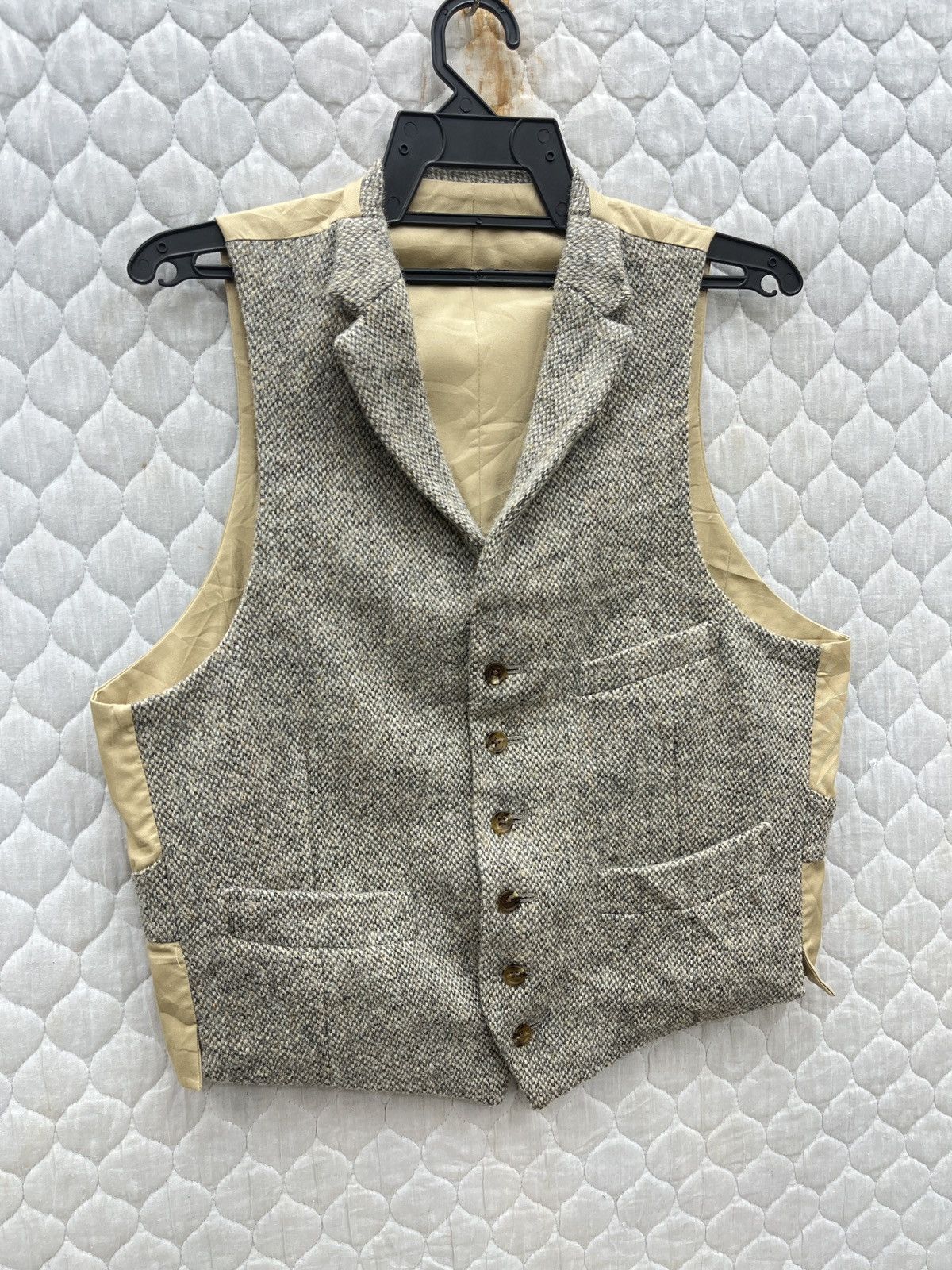 Harris Tweed × Oxxford Clothes 🔥🔥🔥STEALS OXFORD CLASSIC X HARRIS TWEED VEST Size M / US 6-8 / IT 42-44 - 2 Thumbnail