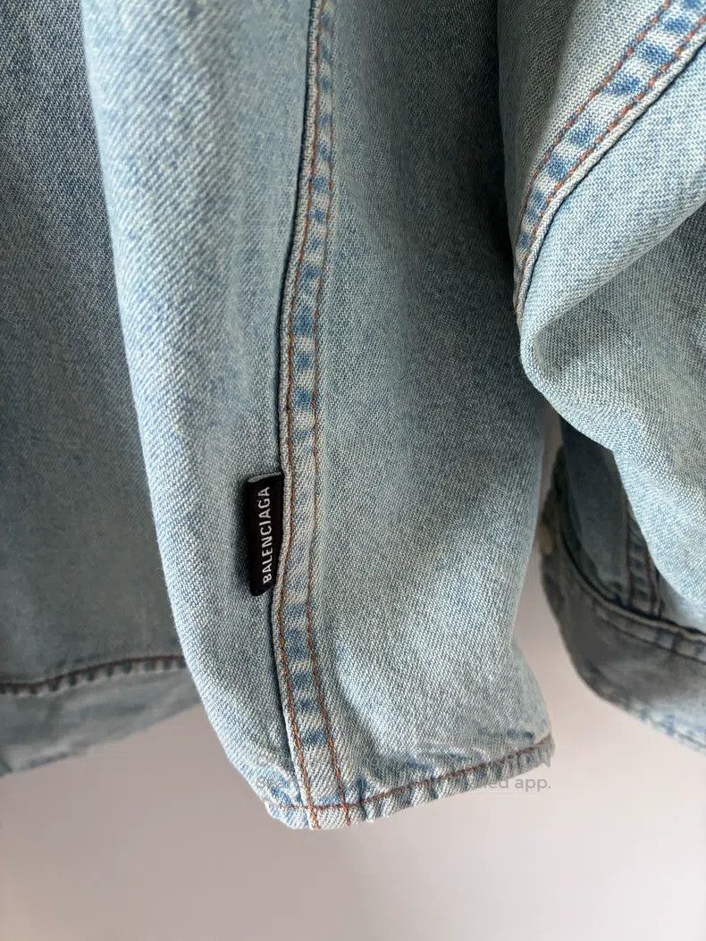 Balenciaga Balenciaga size 37 Denim Jacket Size US S / EU 44-46 / 1 - 3 Thumbnail