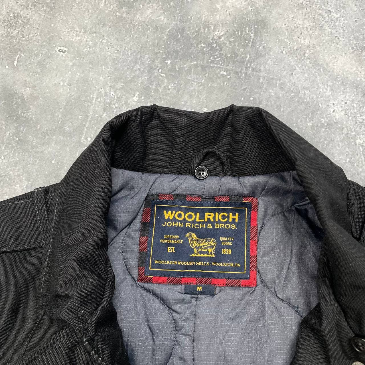 Woolrich Woolen Mills Woolrich Thermolite Collar Belted Jacket Women’s Black Sz M Size M / US 6-8 / IT 42-44 - 15 Thumbnail