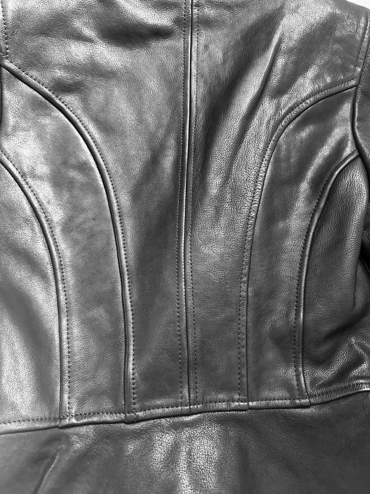 Alexander McQueen Alexander McQueen Leather Jacket – McQueen Era Size S / US 4 / IT 40 - 9 Thumbnail