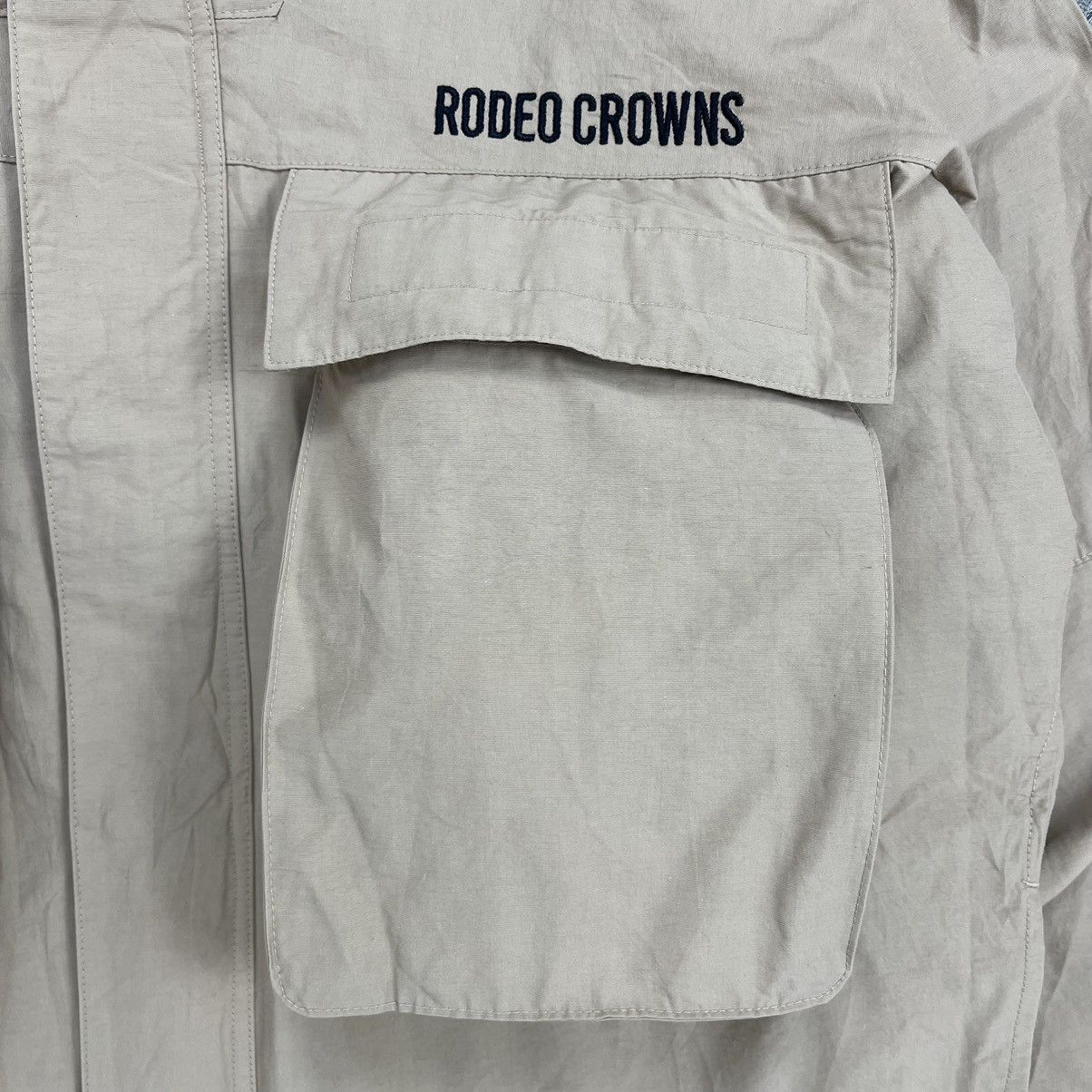 Japanese Brand × Vintage Y2K Vintage Rodeo Crowns Big Pocket Fishing Jacket Size US M / EU 48-50 / 2 - 5 Thumbnail