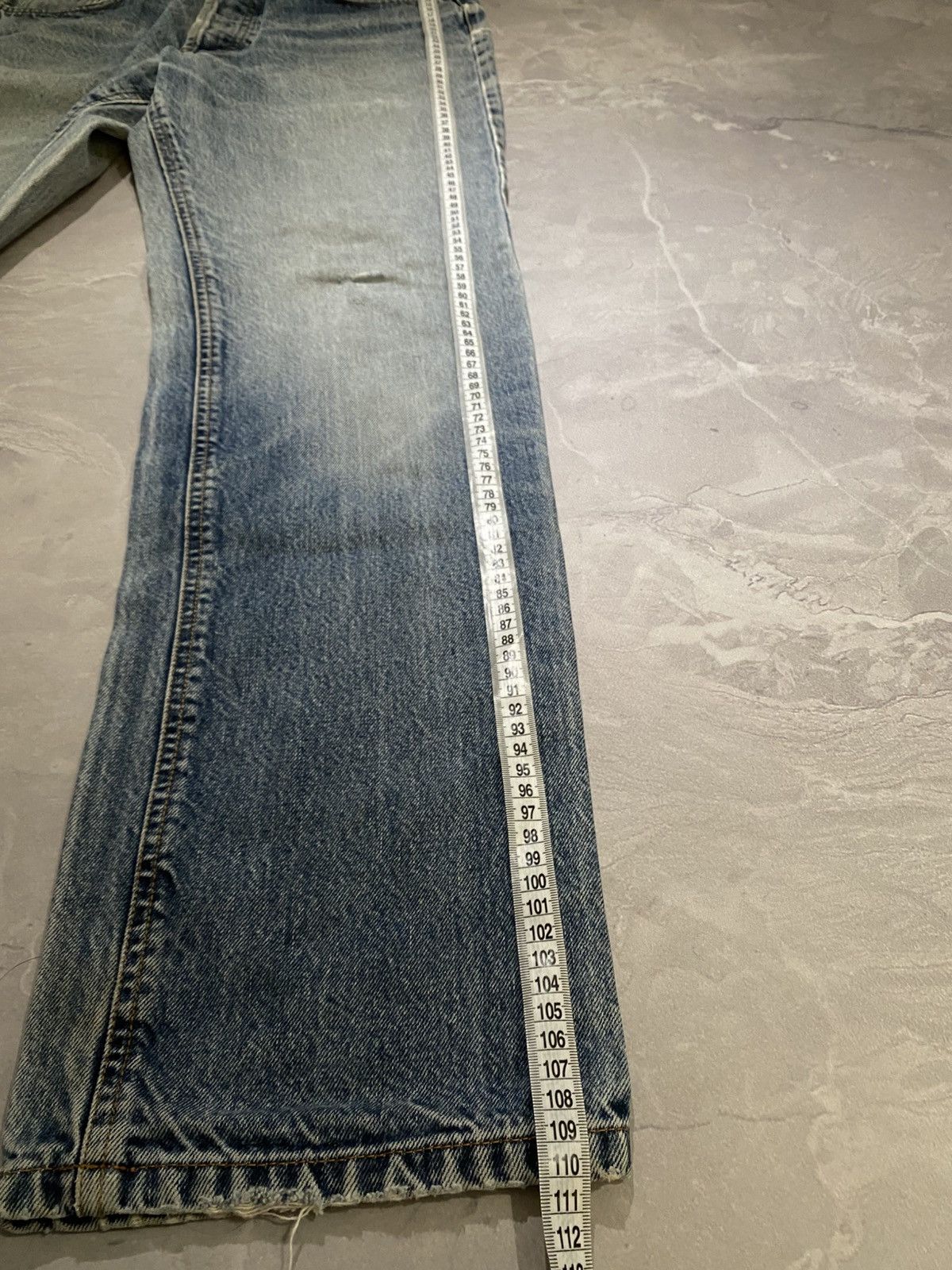Japanese Brand Slim Fit Washed Denim Classic Fade Everyday Drip Size US 33 - 12 Thumbnail