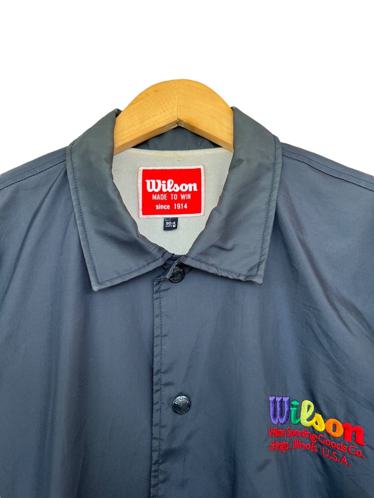 Wilson Vintage Wilson Athletics Multicolour Logo Jacket Size US M / EU 48-50 / 2 - 9 Thumbnail