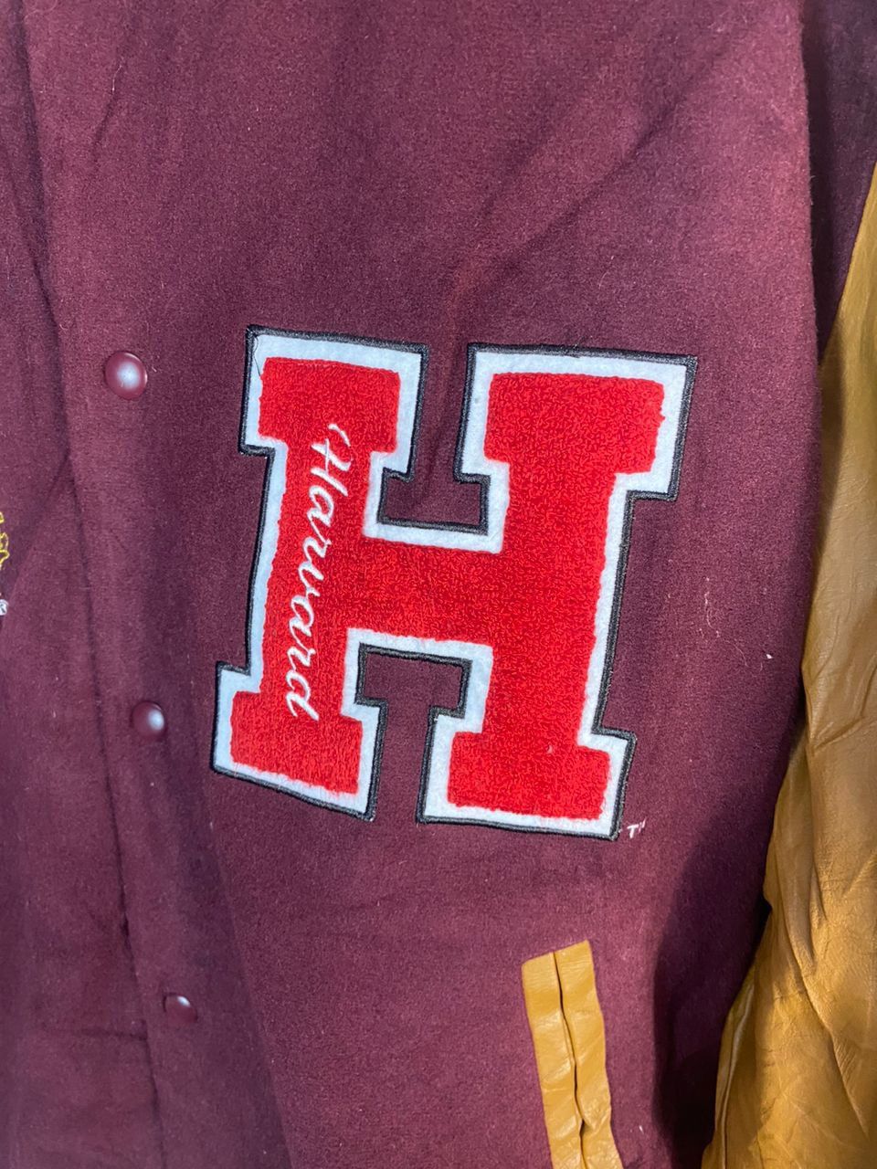 Other Harvard university embroidered logo varsity jacket Size US XL / EU 56 / 4 - 18 Thumbnail
