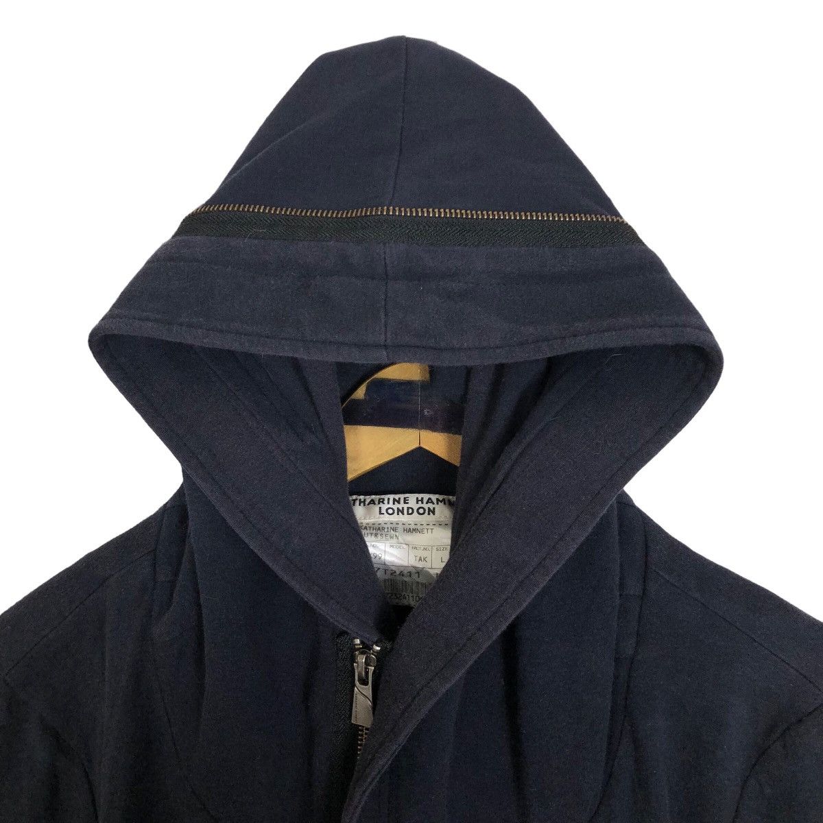 Katharine Hamnett London Vintage Katharine Hamnett London Cut & Sewn Hooded Sweater Size L / US 10 / IT 46 - 6 Thumbnail