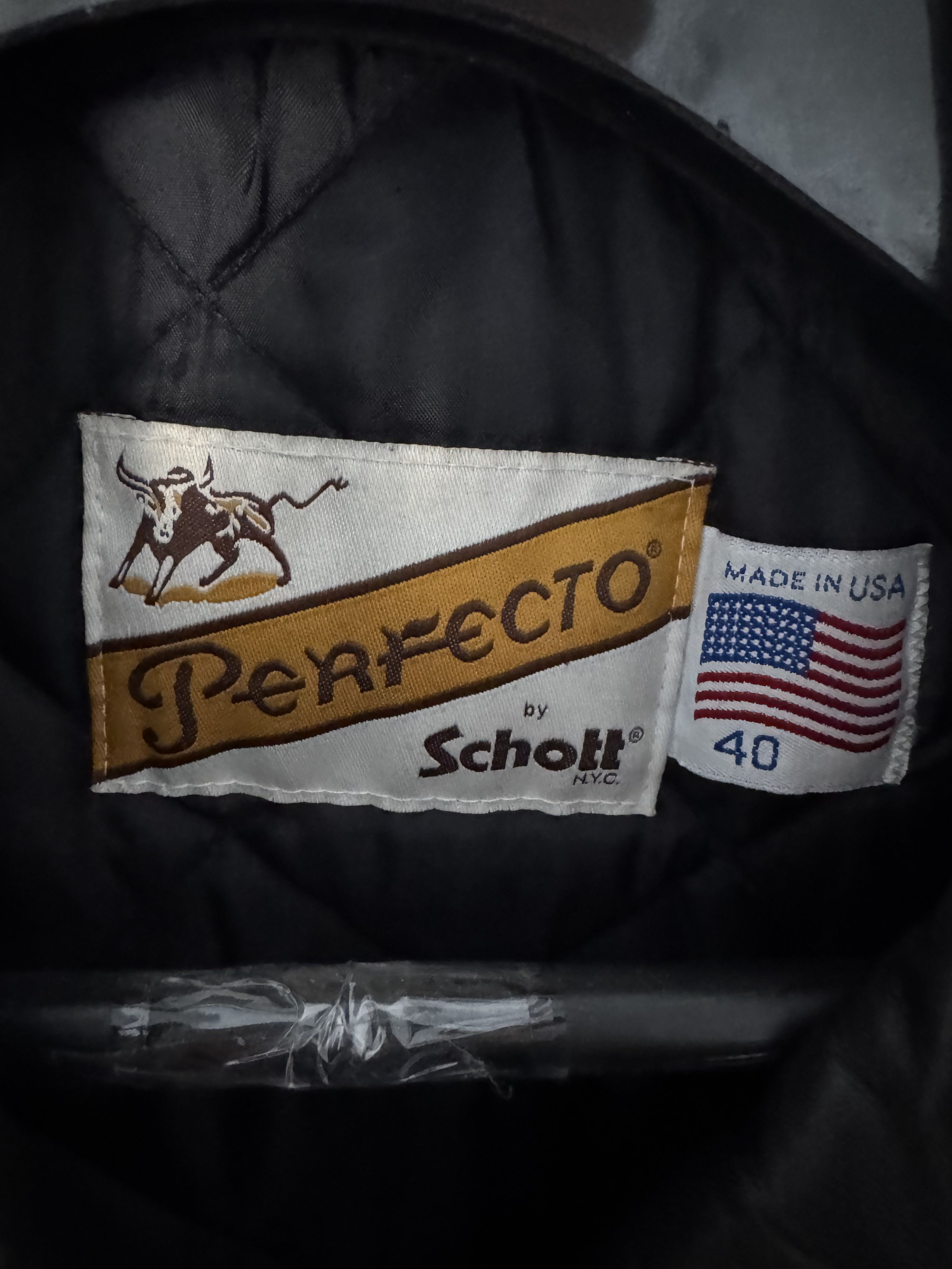 Schott 613 'One Star' Perfecto Motorcycle Jacket Size US M / EU 48-50 / 2 - 5 Thumbnail