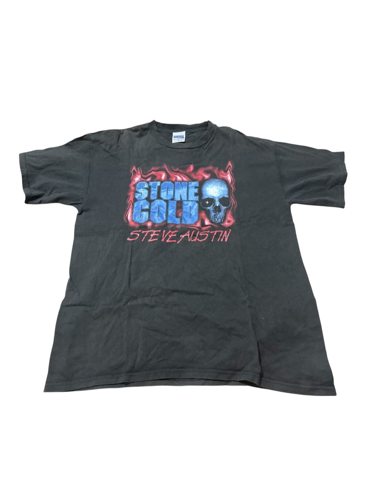 Vintage Vintage 90s WWF Stone Cold 1998 T-Shirt Size US XL / EU 56 / 4 - 1 Thumbnail