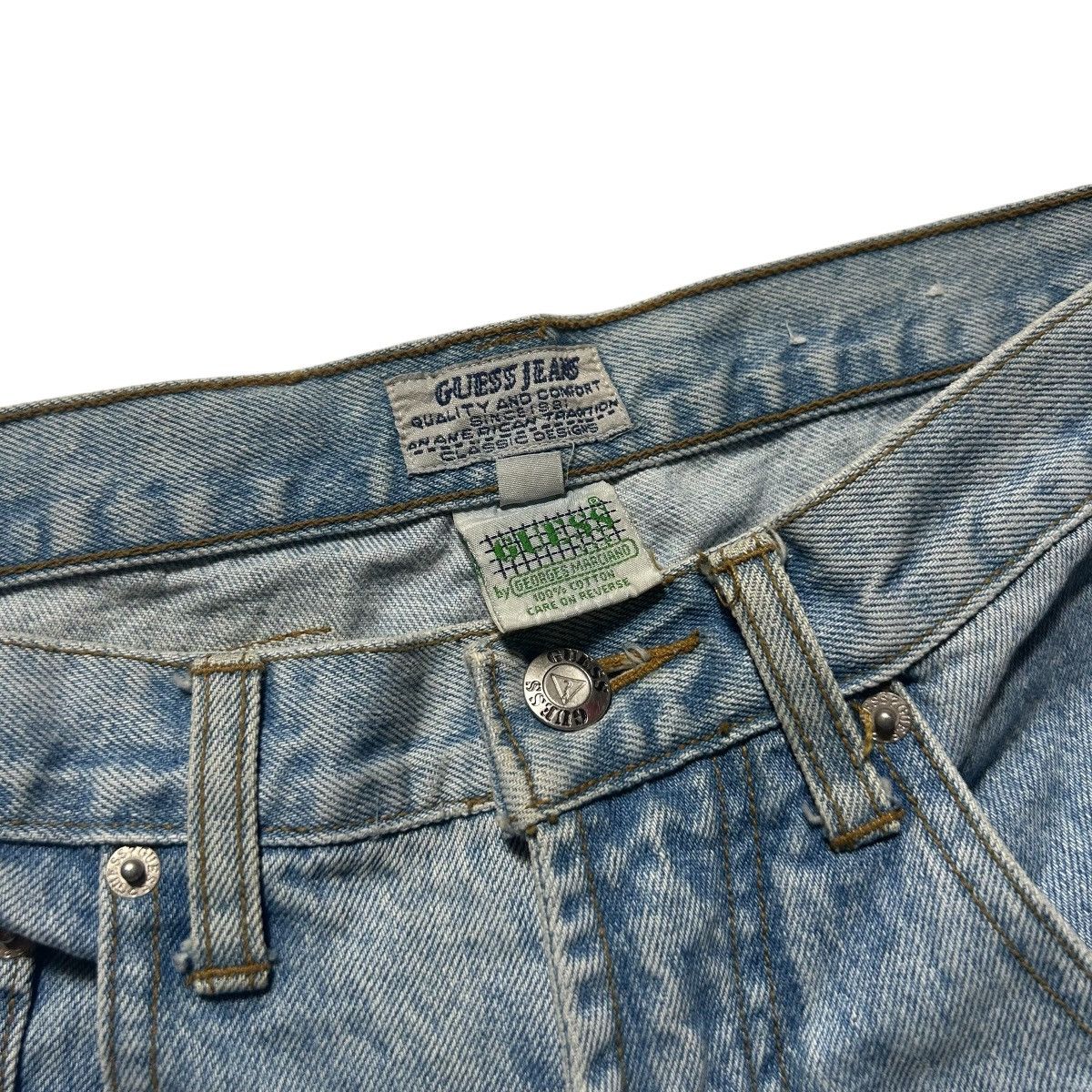 Guess × Vintage Vintage Guess Jeans Pants Size 30" / US 8 / IT 44 - 6 Thumbnail
